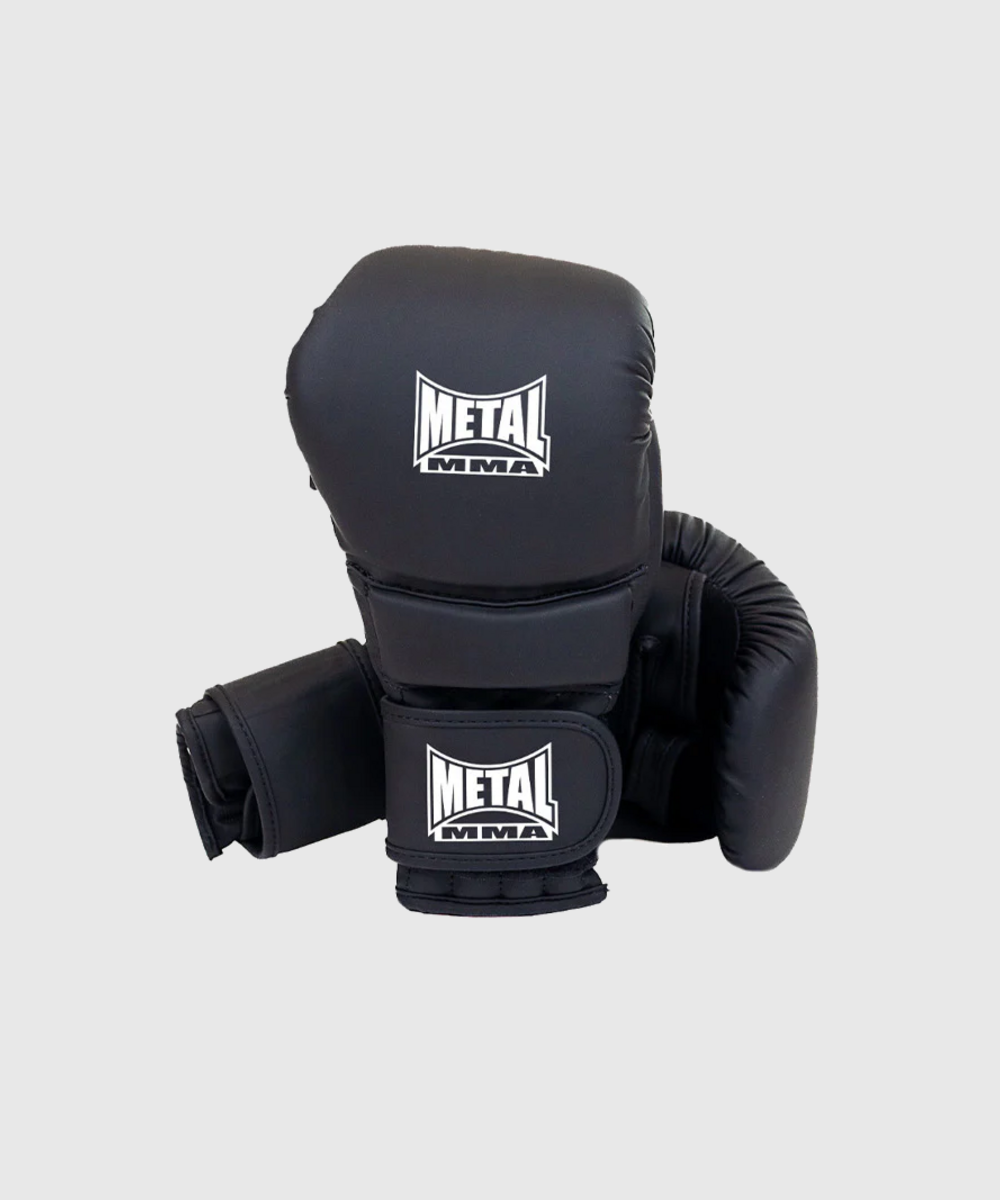 Metal Boxe Hybrid MMA Gloves - Black