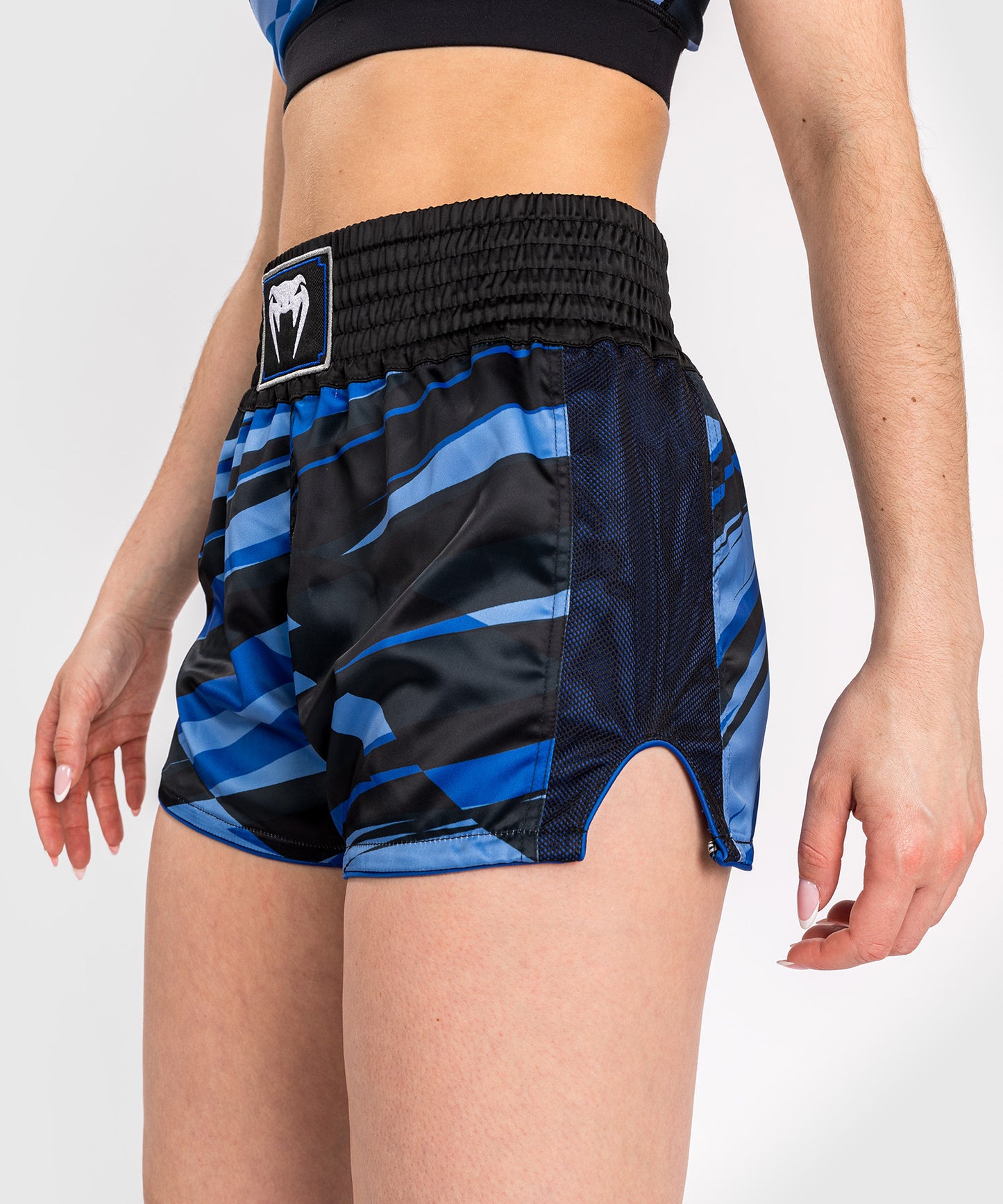 Venum Abyss Short da Muay Thai da Donna - Blu Ombra
