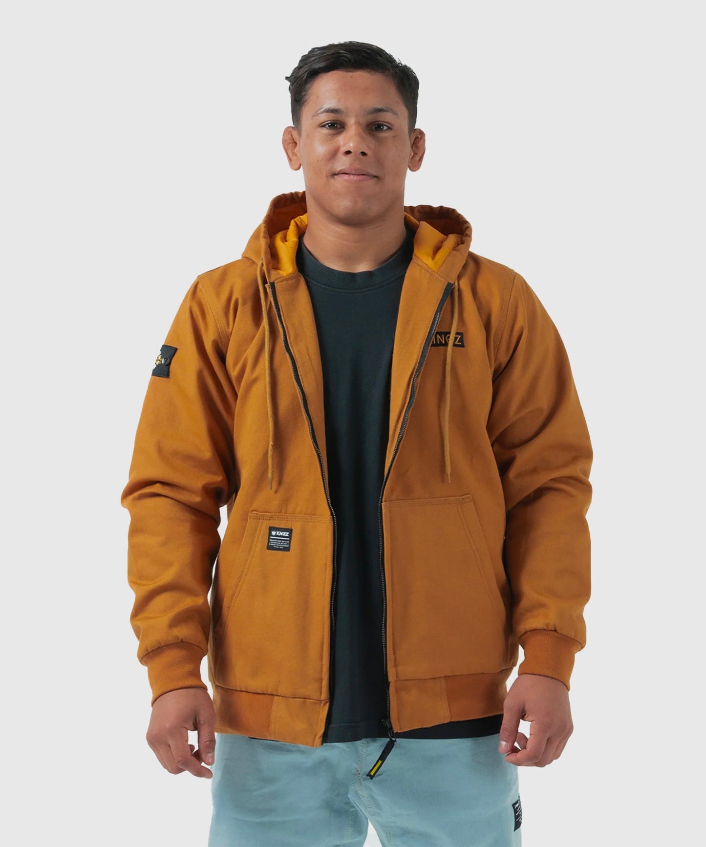 Veste Canvas Kingz - Marron