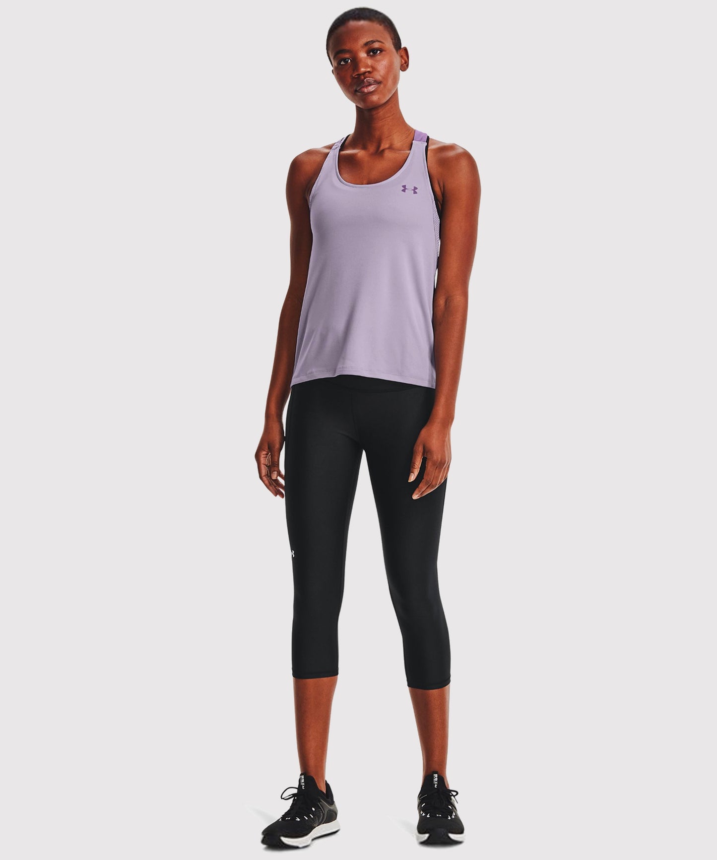 Under Armour Heatgear® Corsario de Cintura Alta Para Mujer – Negro