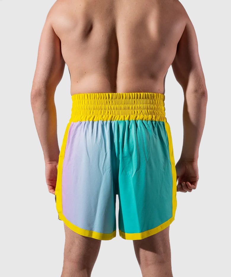 Metal Boxe One Post Cutting Treats Boxing Shorts - Purple