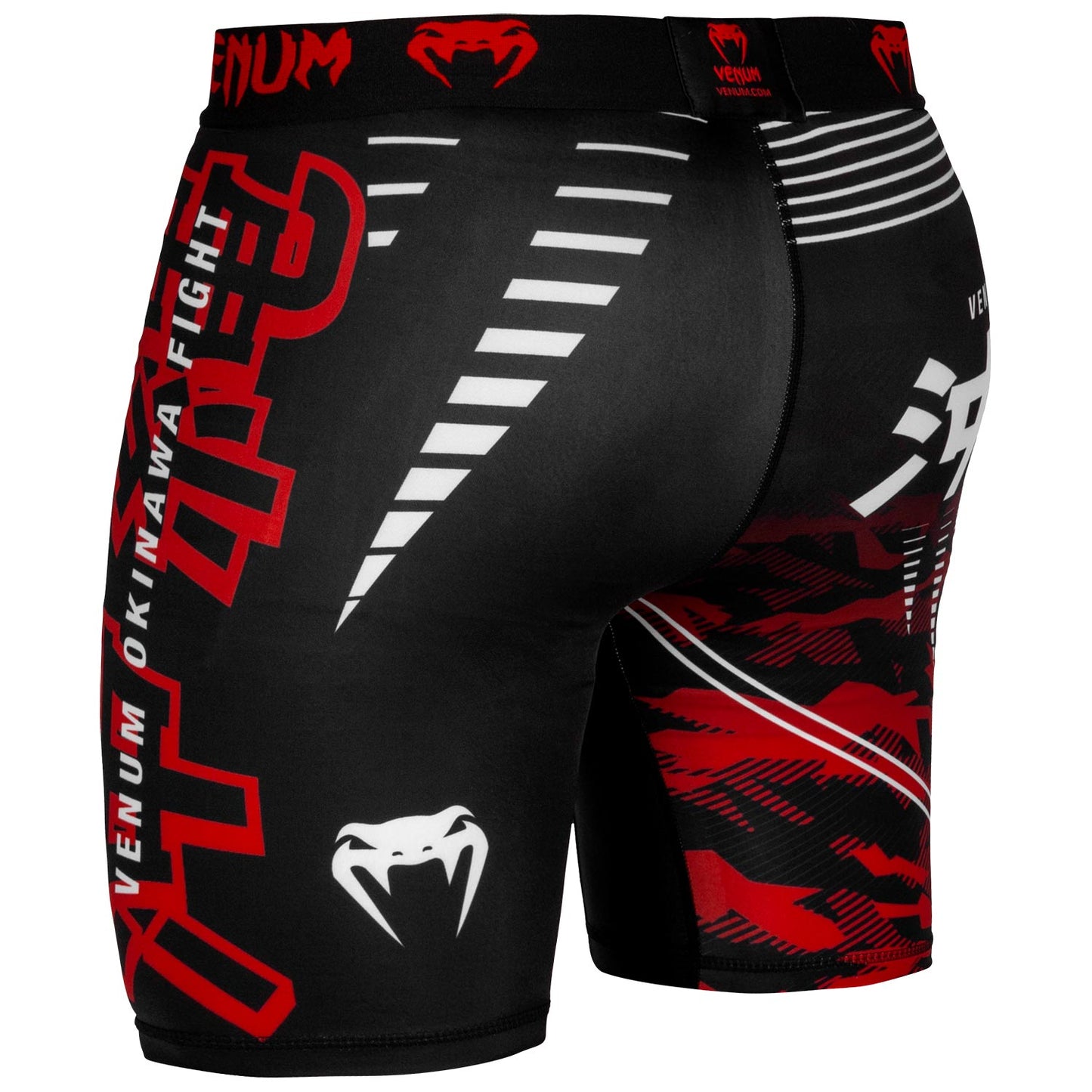 Venum Okinawa 2.0 Compression Shorts - Black/White-Red