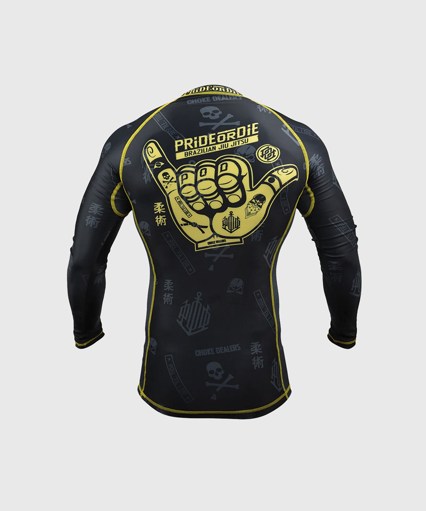 Rashguard Pride Or Die Hang Loose - Manches Longues - Noir
