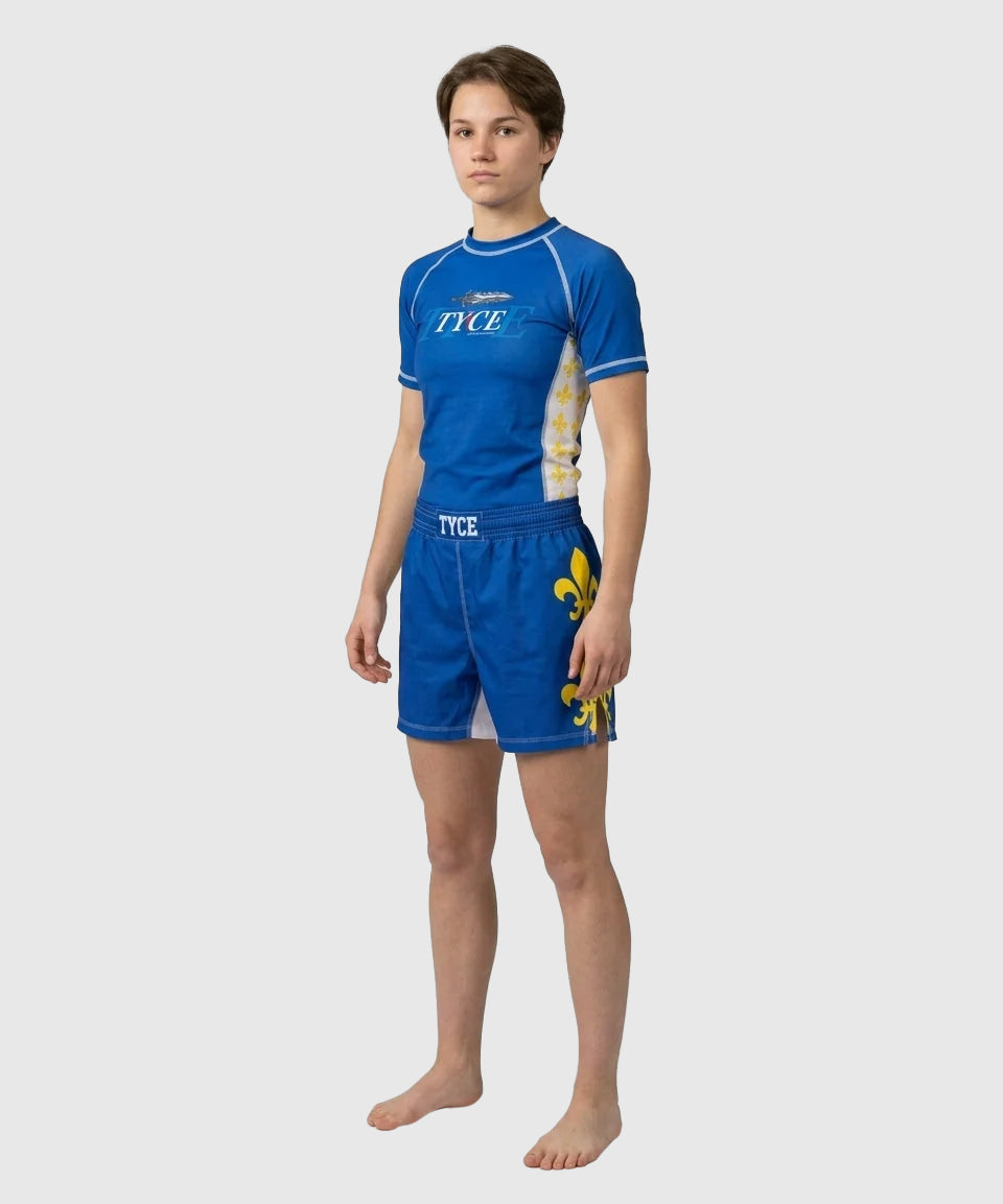 Short de combat TYCE CULTURE OF WAR Jeanne d'Arc - Bleu