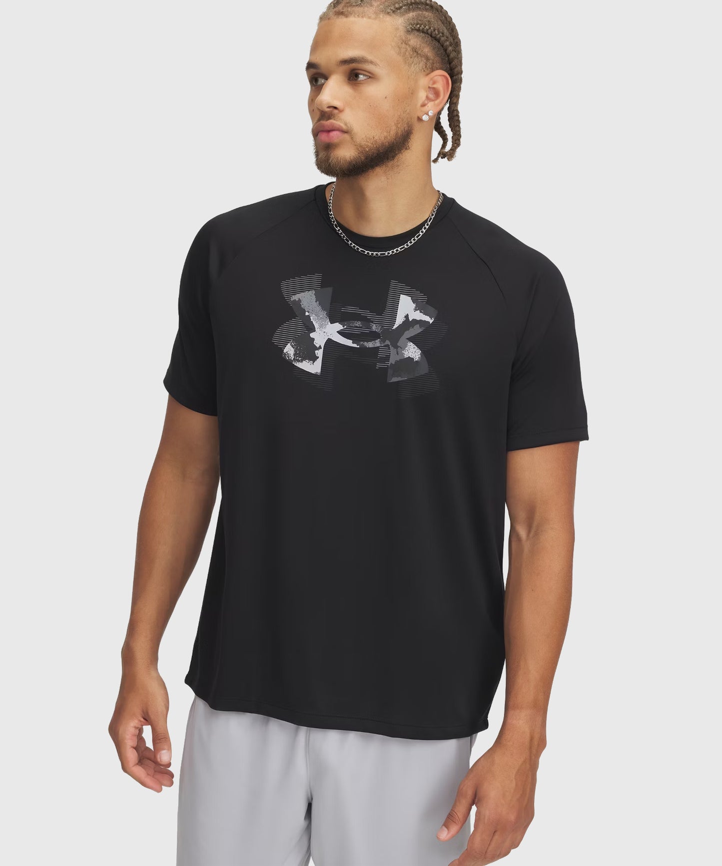 Under Armour Ua Tech Print Fill T-Shirt - Black