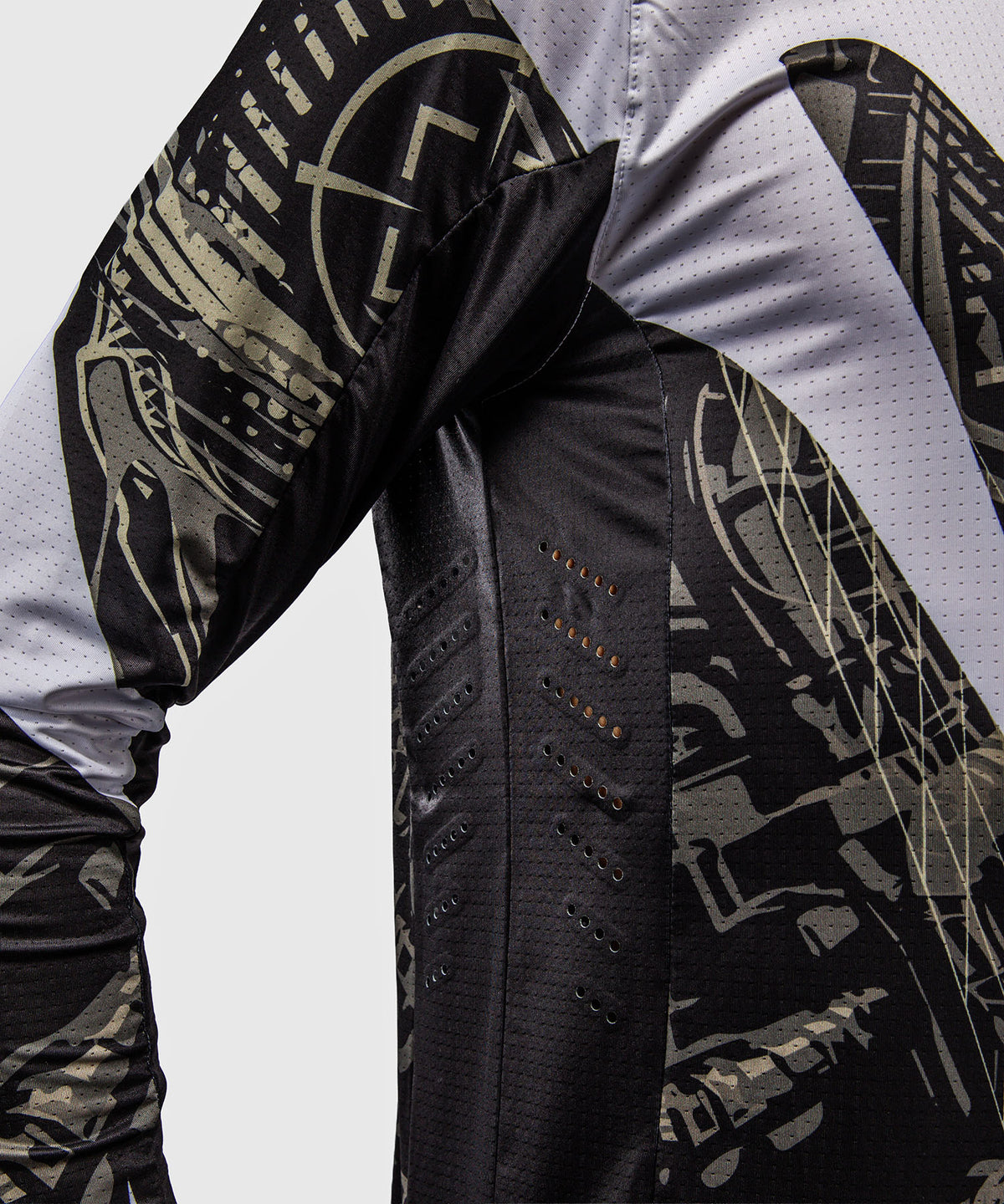 Venum MX Elite Maglia da Motocross - Nero/Sabbia