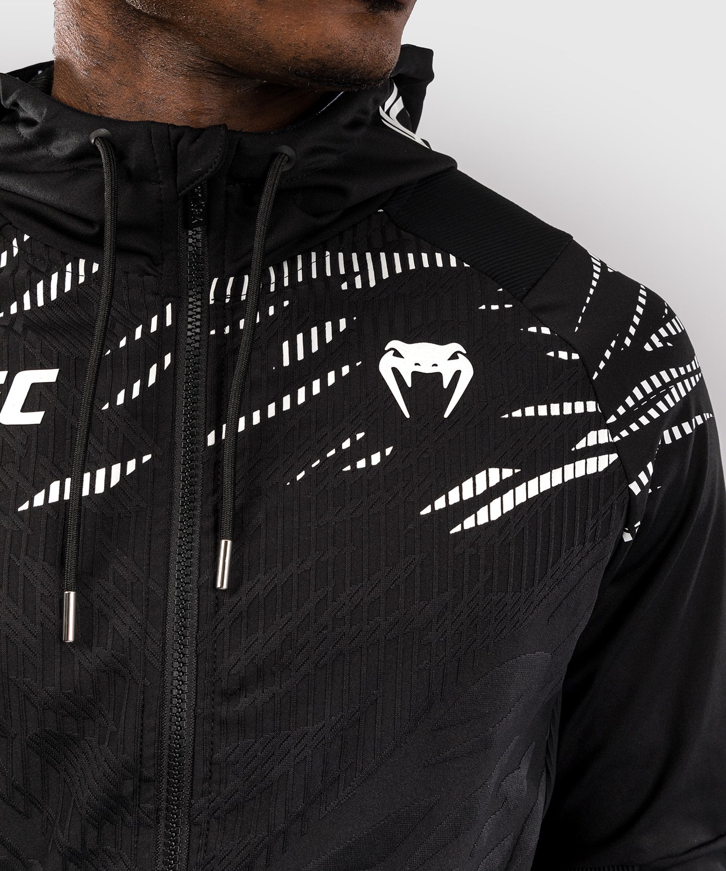 Veste à Capuche pour Hommes UFC Fusion by Venum Personnalisé Authentic Fight Night - Noir