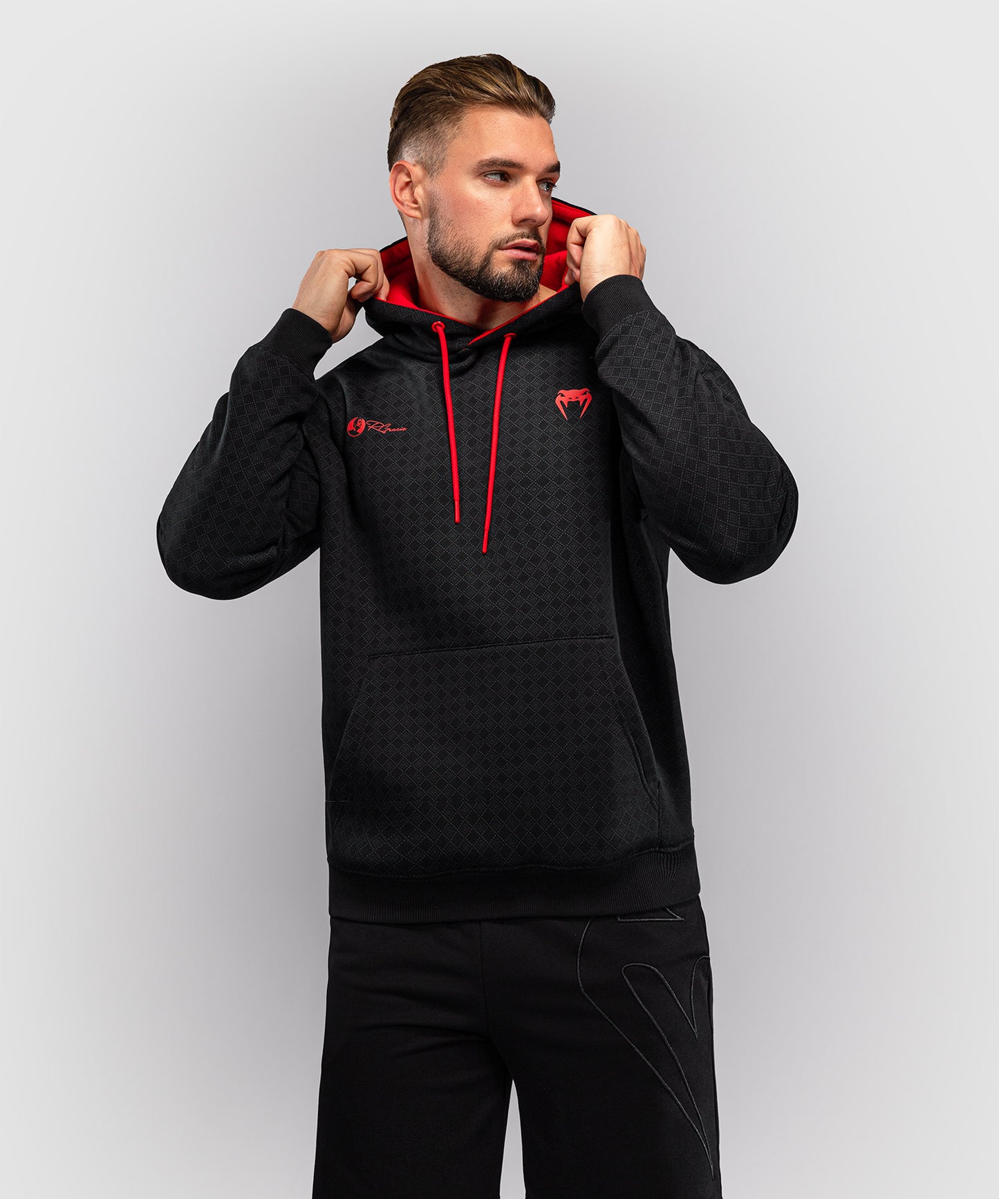 Venum x Roger Gracie Signature Hoodie - Black/Red