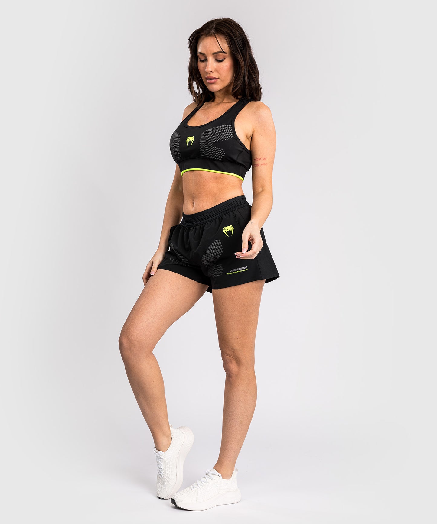 Venum Training Camp 4.0 Trainingsshorts - Schwarz/Neo-Grün