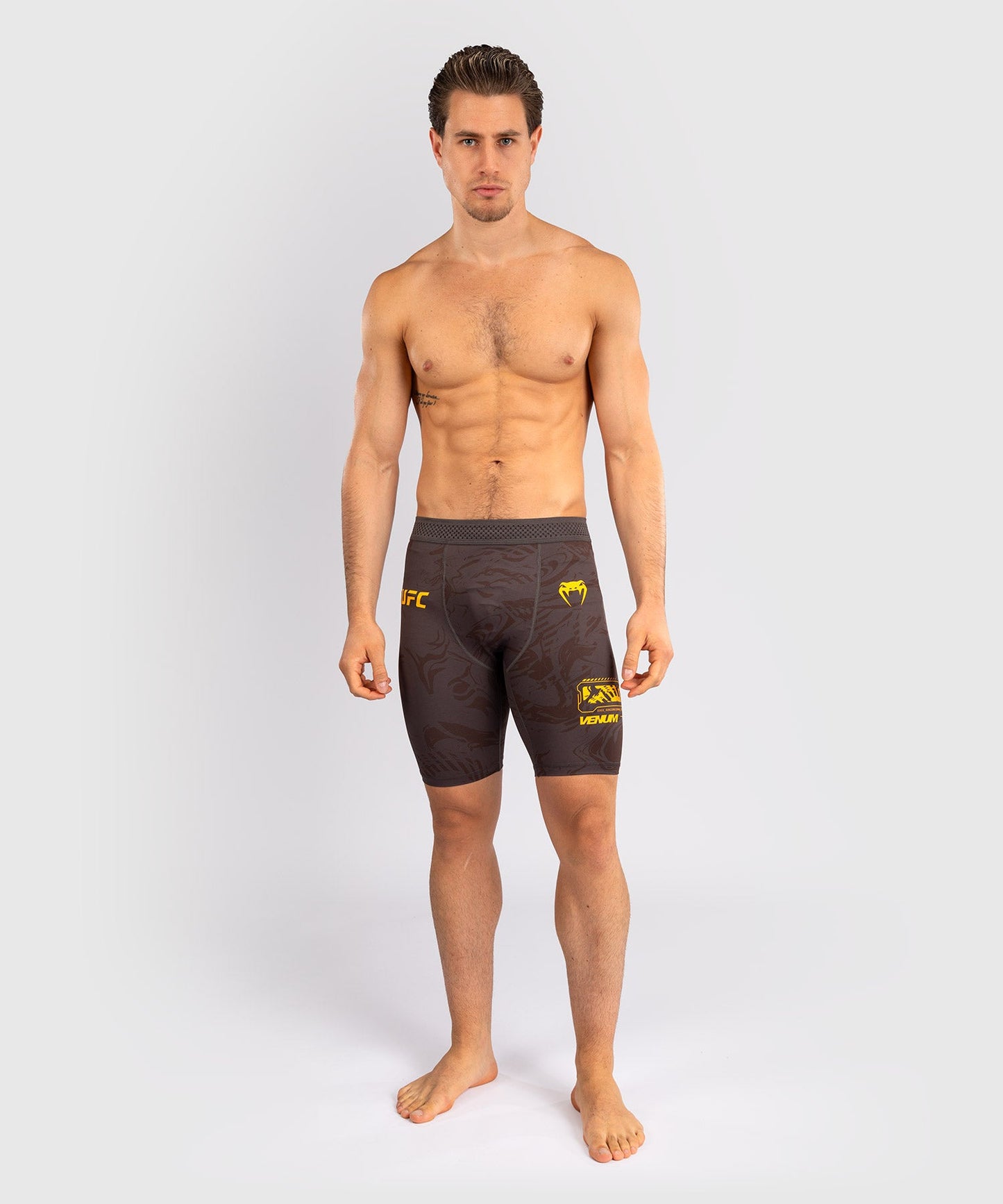 Men's UFC Fusion by Venum Fight Week Compression Short - Marron Terrestre