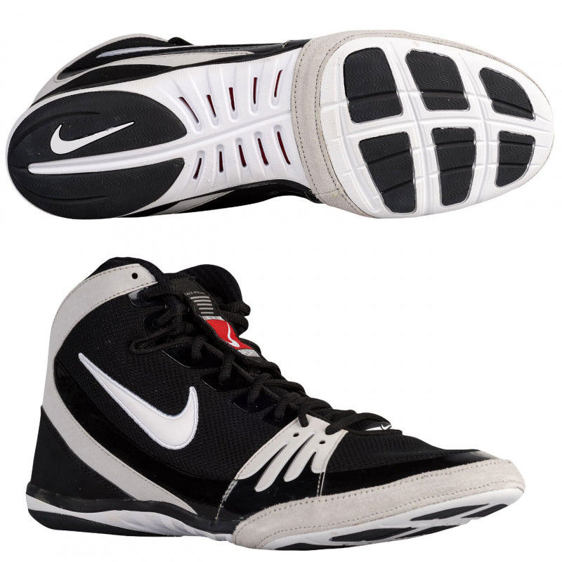 Nike Freek Wrestling Shoes - Black/White