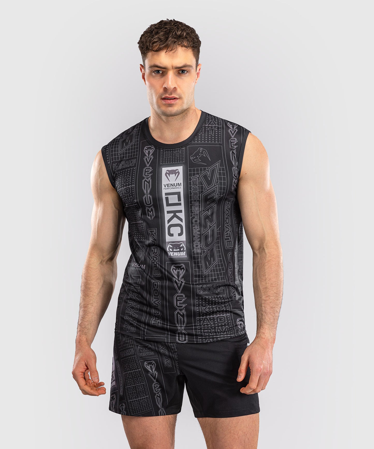 Karate Combat by Venum Dry-Tech-Tanktop – Schwarz/Grau