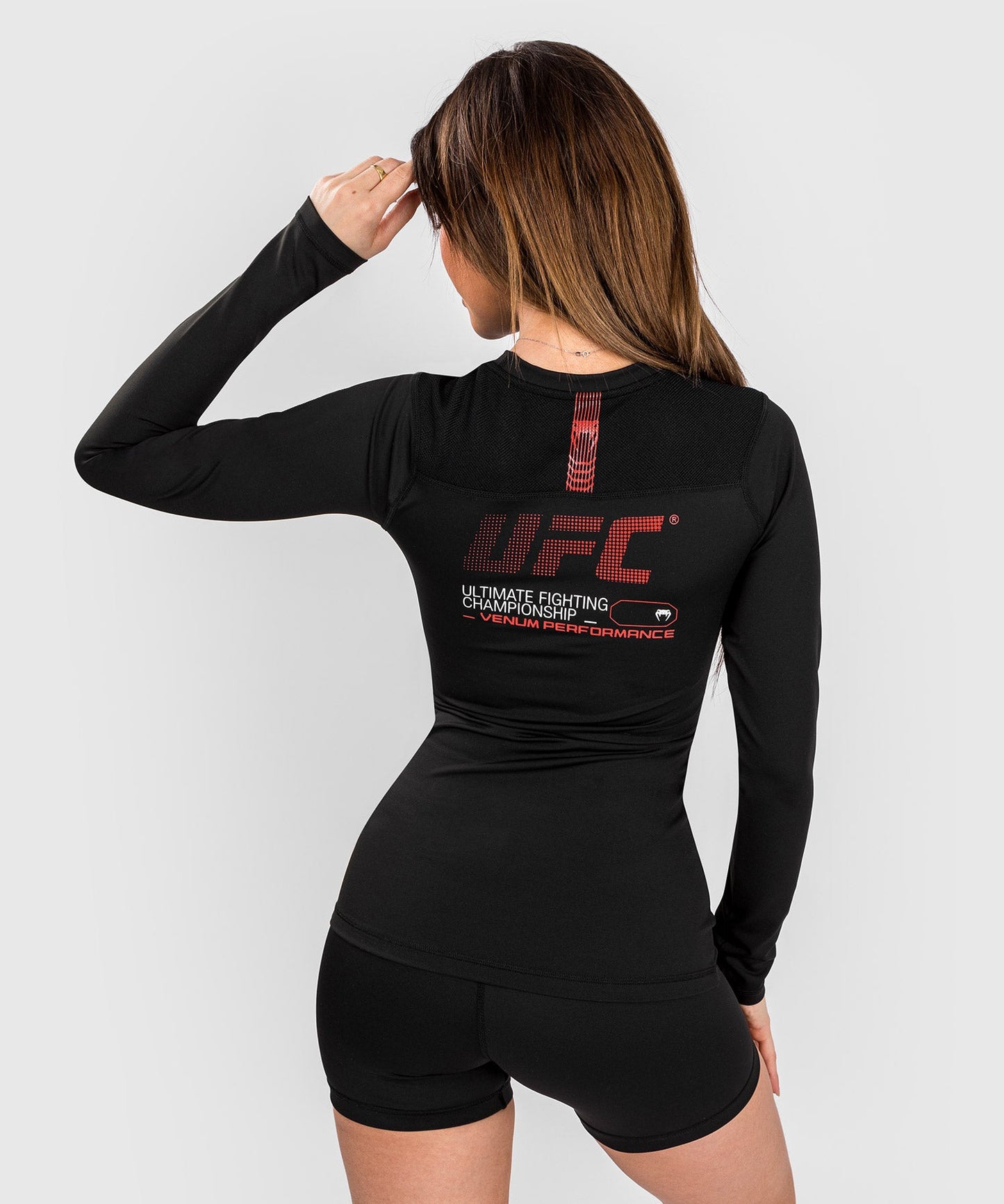 Rashguard à manches longues pour Femmes UFC Adrenaline by Venum Fight Week - Noir