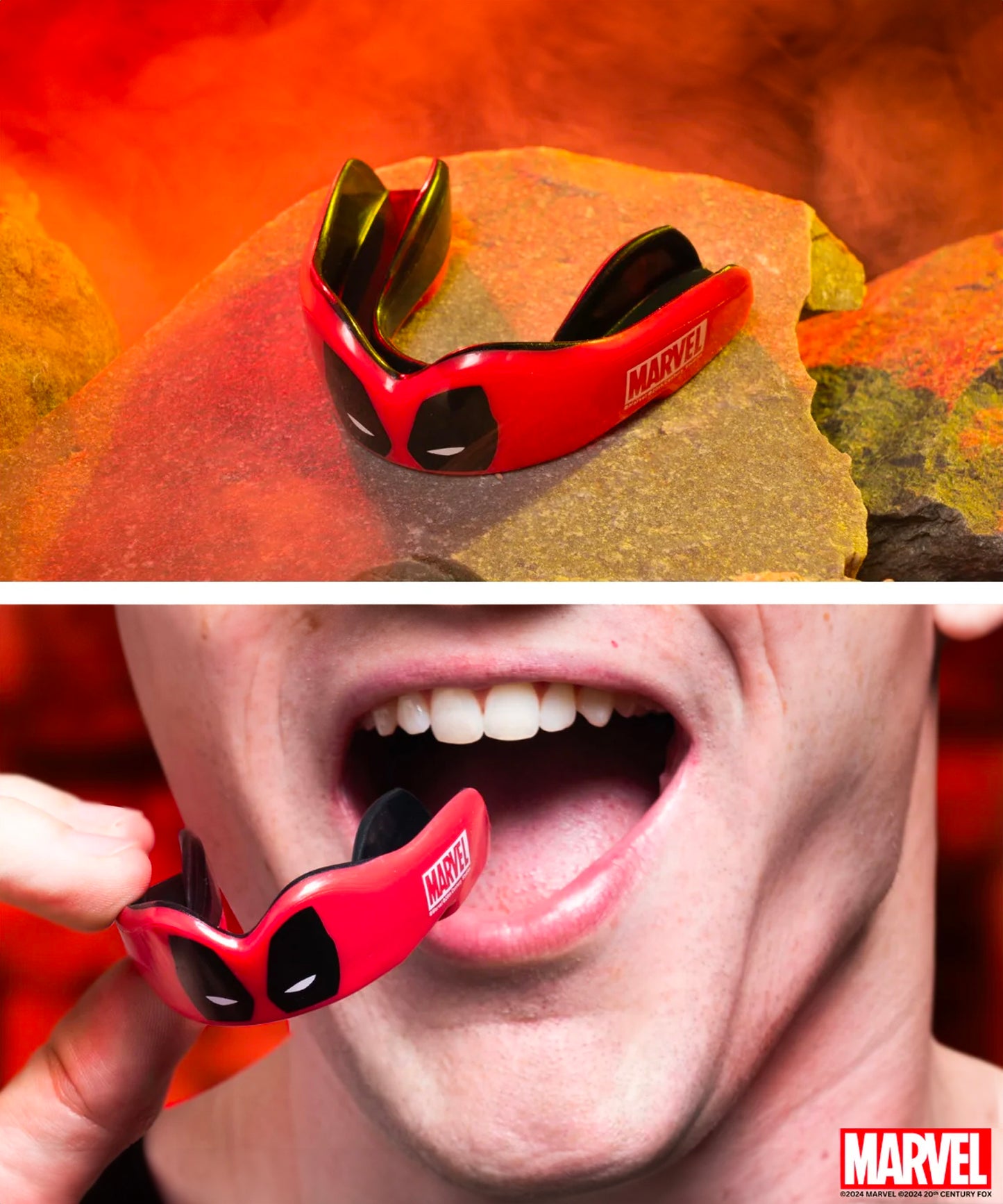 Protège-Dents Safejawz Marvel - Deadpool - Rouge
