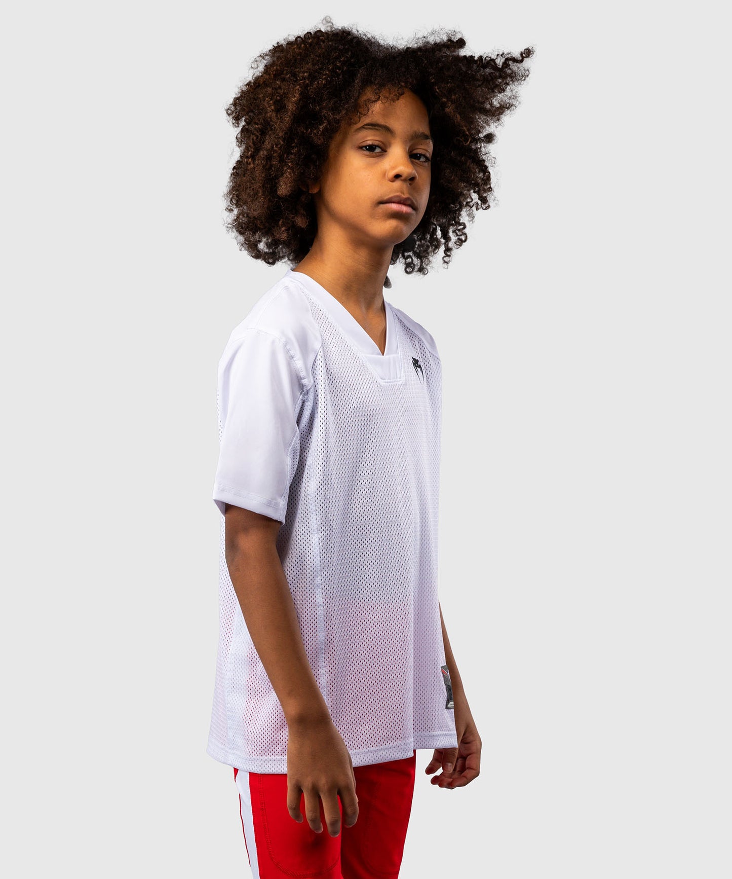 Venum Elite Fußball-T-Shirt Kurzarm für Kinder - Weiß