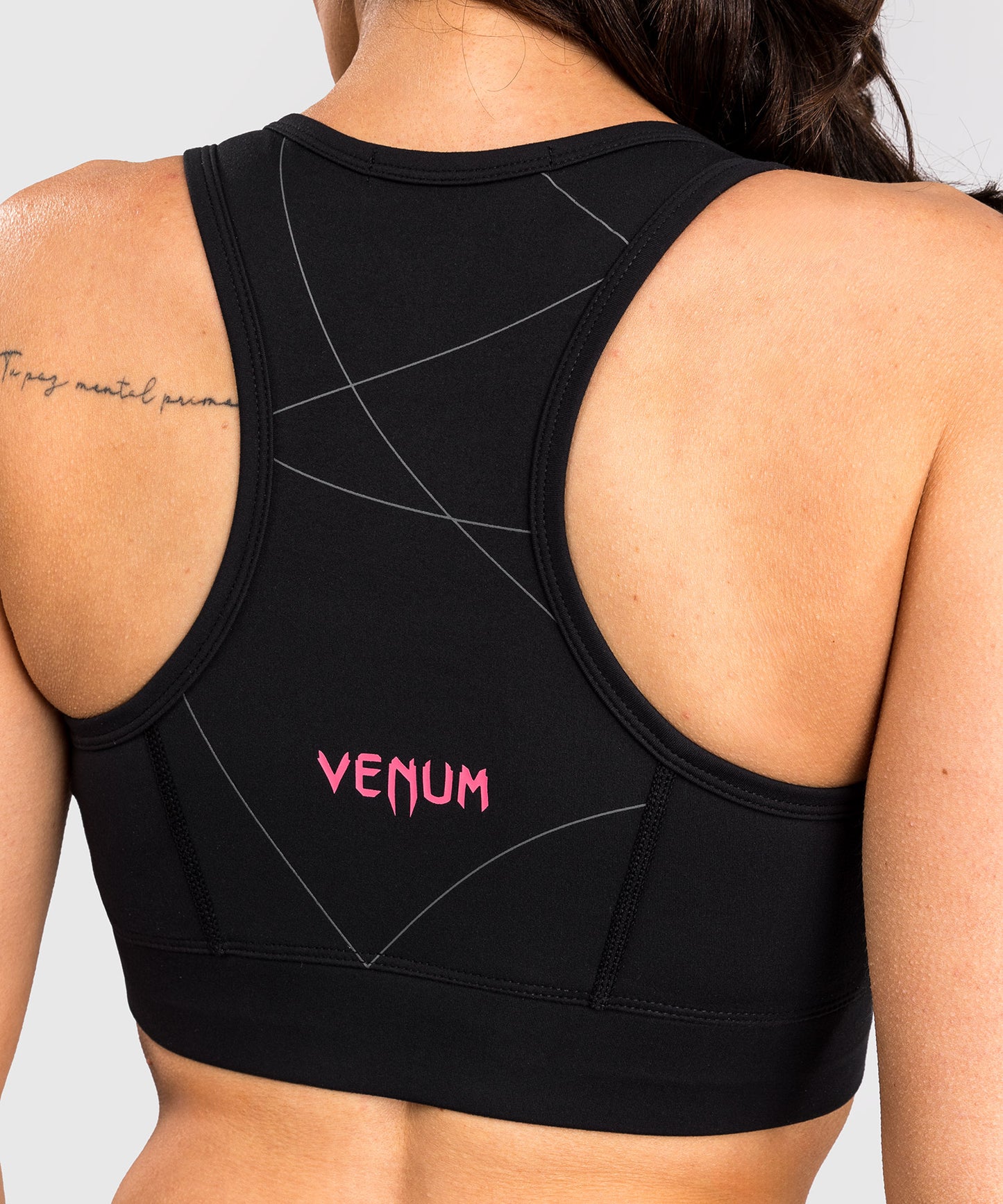 Venum Tactical XT Sports Bra - Black/Temper Storm Grey