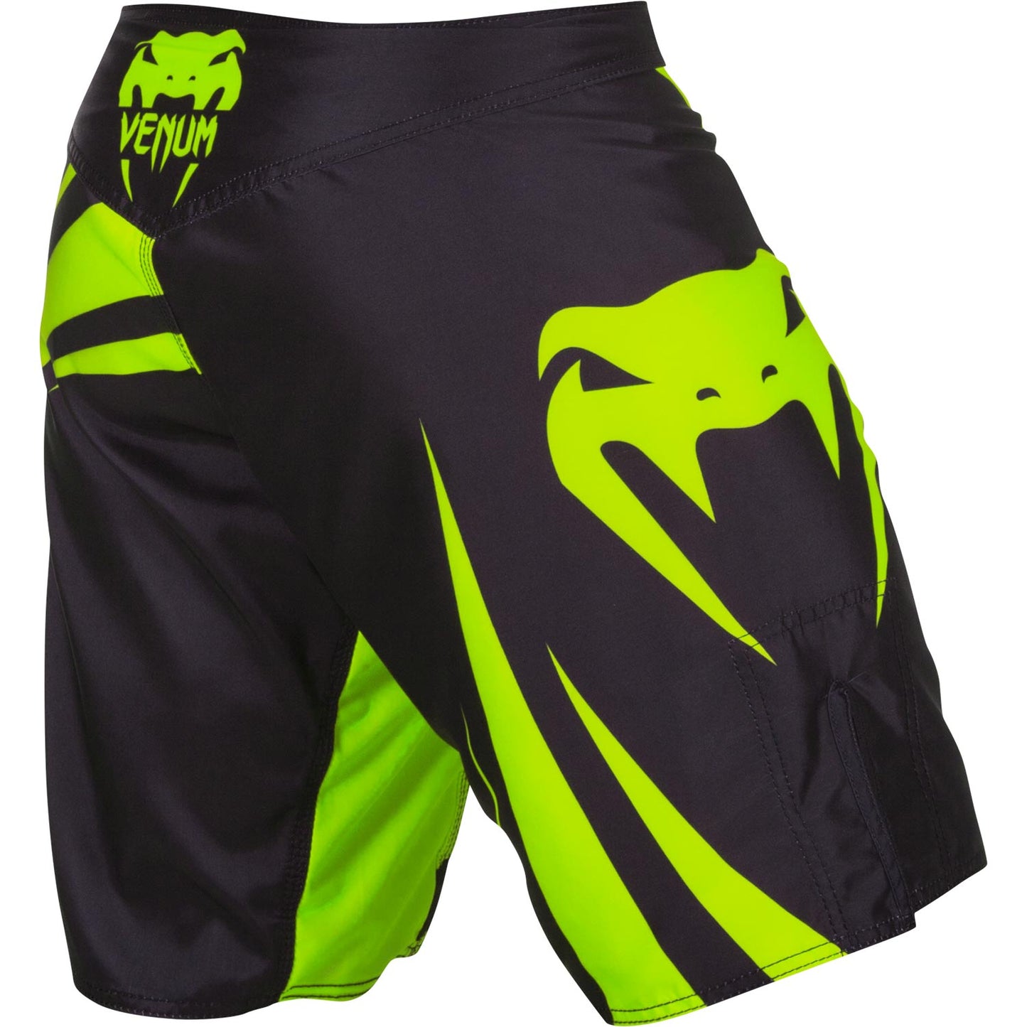 Venum Challenger Fightshort - Black/Fluorescent Yellow
