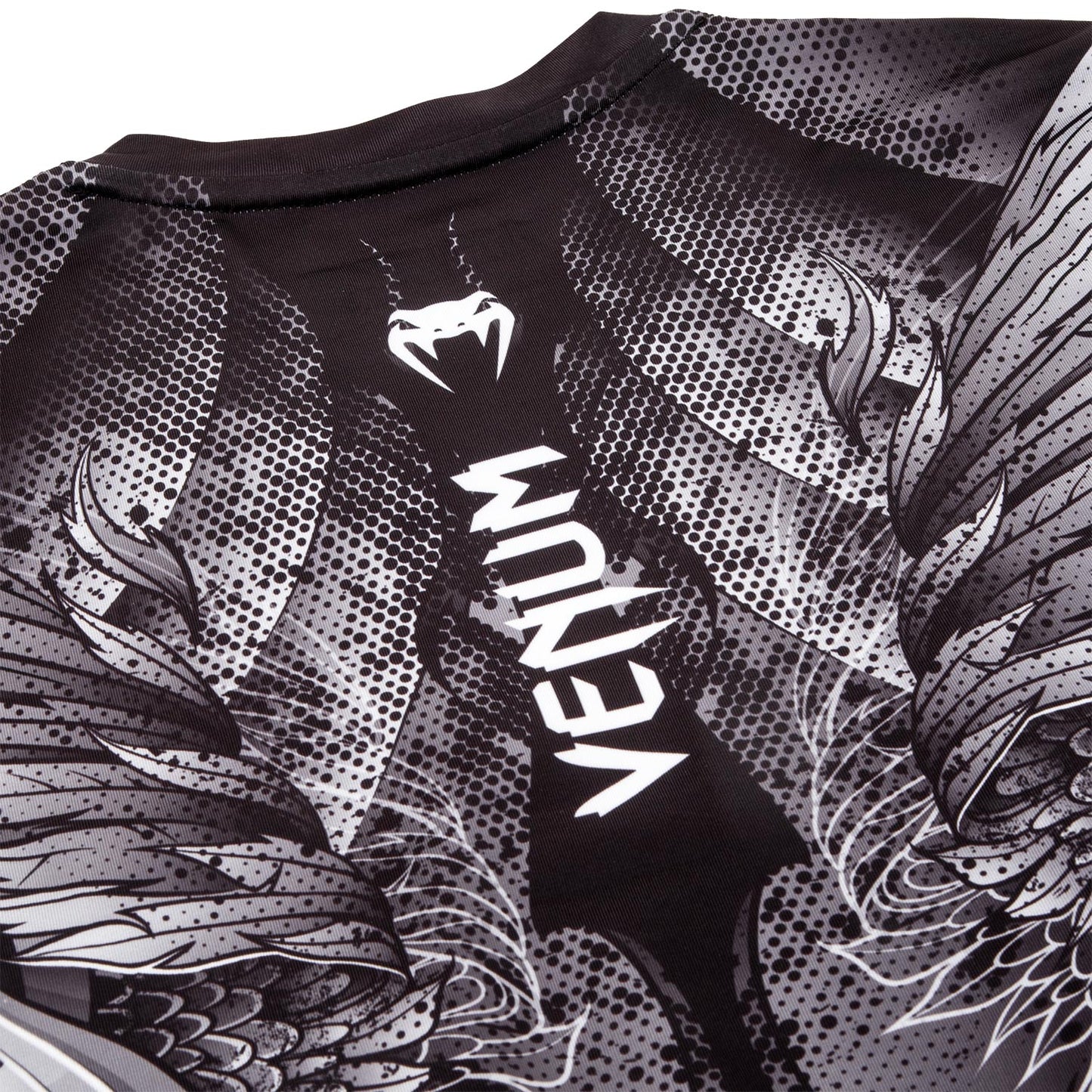 Venum Phoenix Rashguard - Long Sleeves - Black/White - For Women