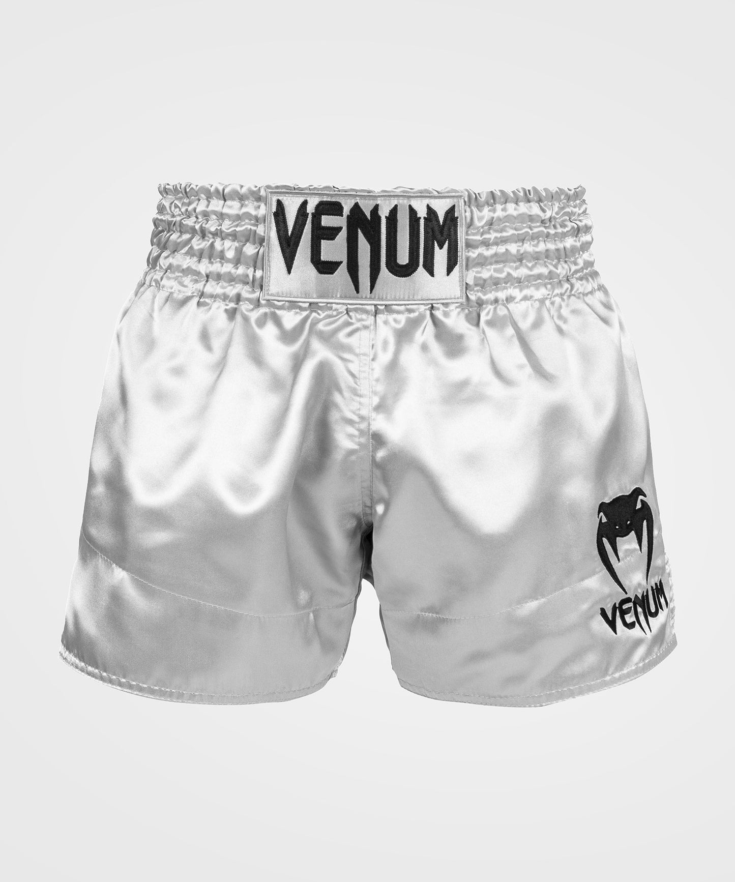 Short de Muay Thai Venum Classic - Argent/Noir