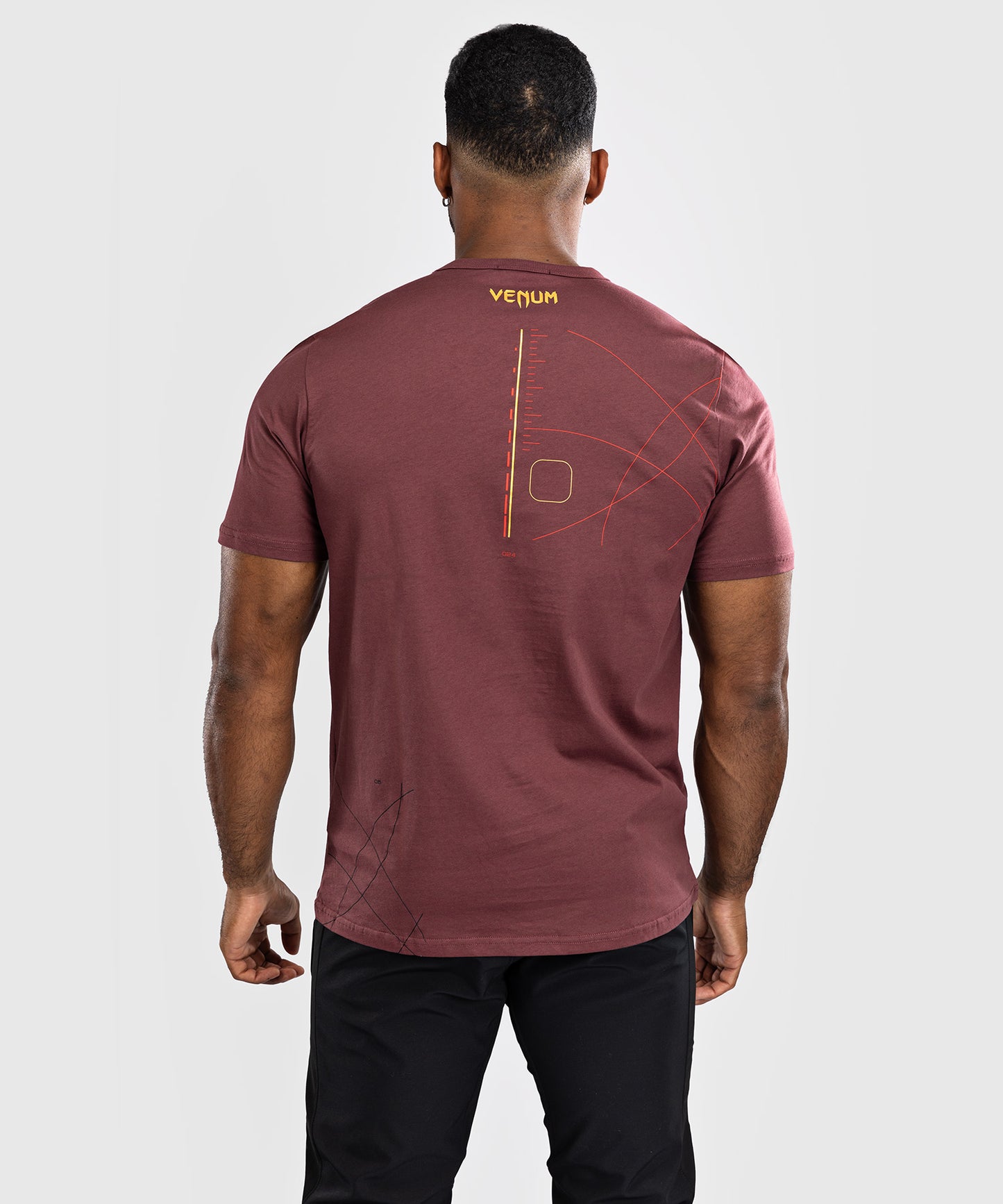Venum Tactical XT T-shirt - Black/Bordeaux/Gold