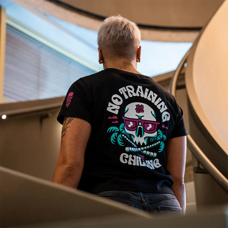 T-Shirt Pride Or Die No Training - Noir
