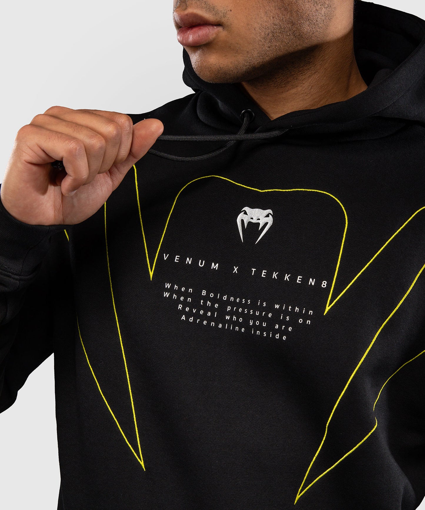 Venum x TEKKEN 8 Pullover Hoodie - King - Black/Yellow
