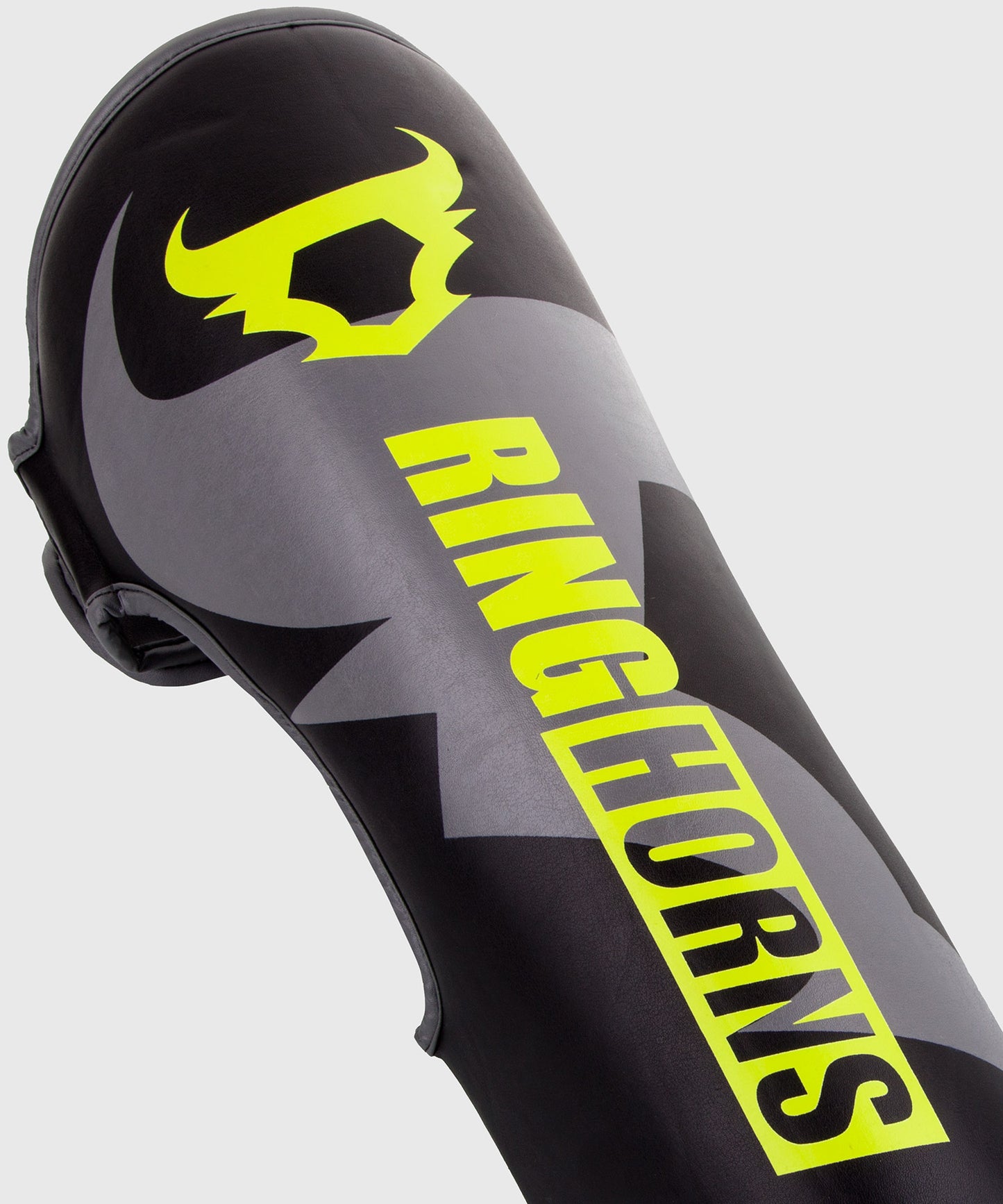 Ringhorns Charger Shin and Foot Protectors - Black/Fluorescent Yellow