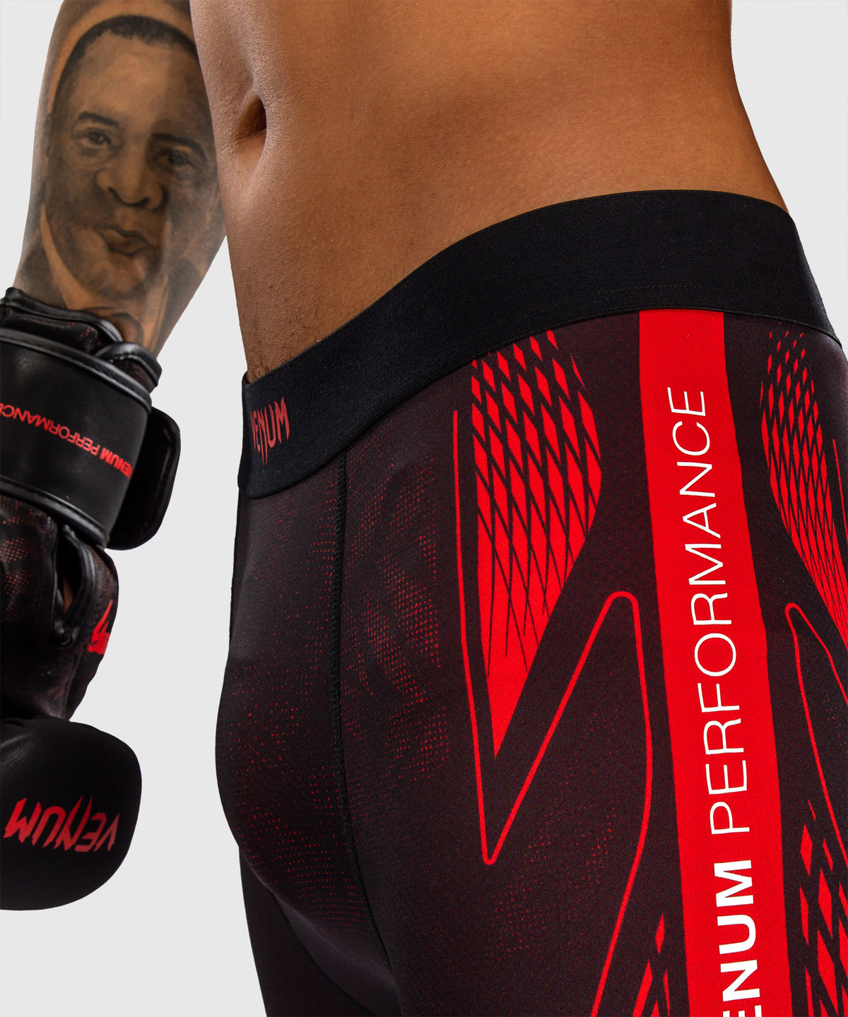 Venum Amazonia Reborn Pantalón de compresión - Negro/Rojo