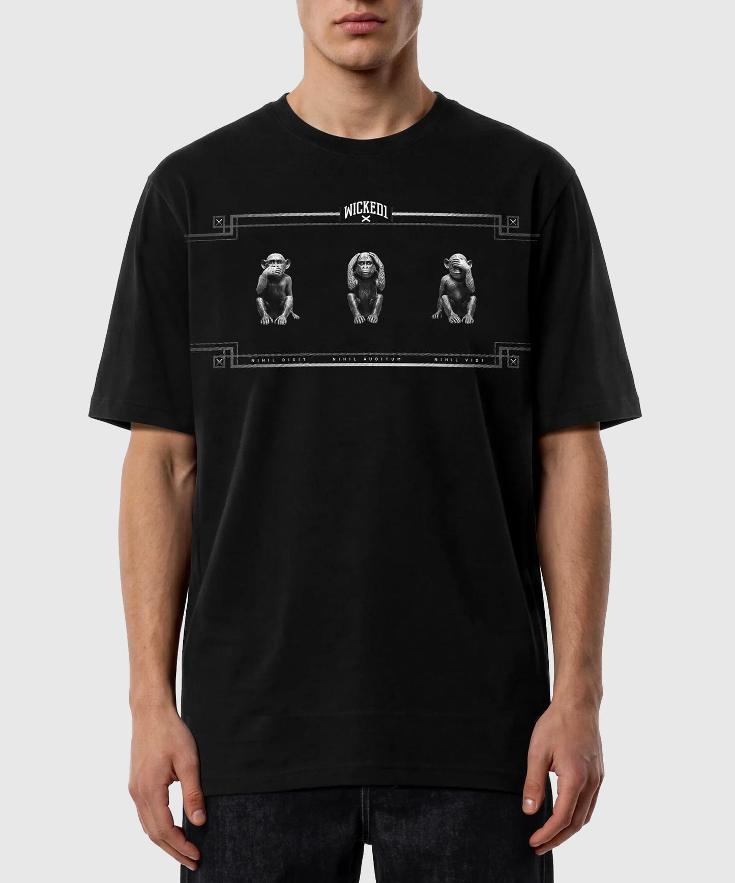 T-Shirt Oversize Wicked One Nihil - Noir
