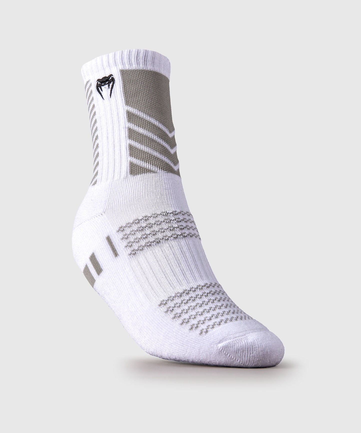 Venum Vector Calcetines Crew - Blanco/Gris