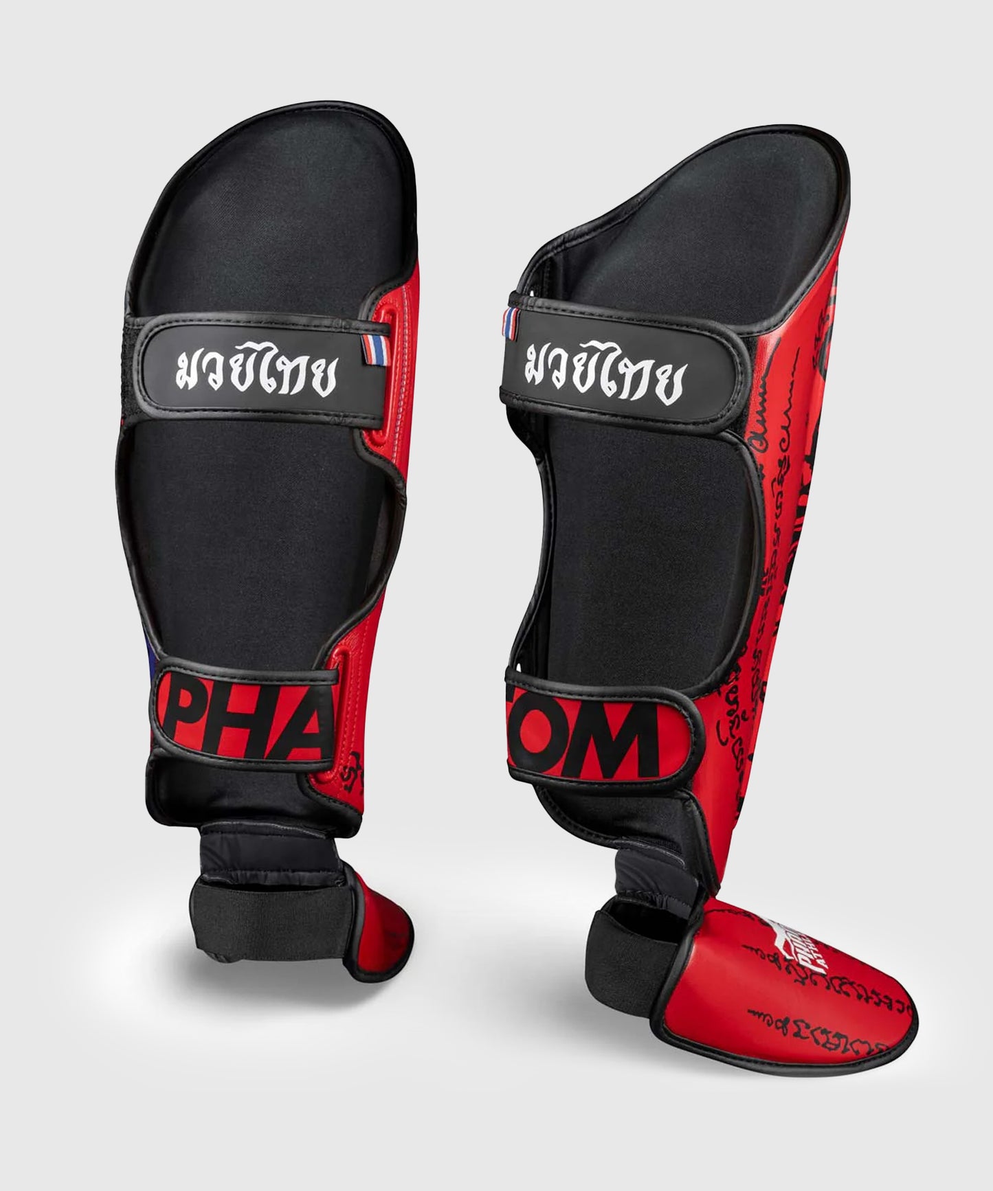 Phantom Athletics Muay Thai Shin Guards - Red