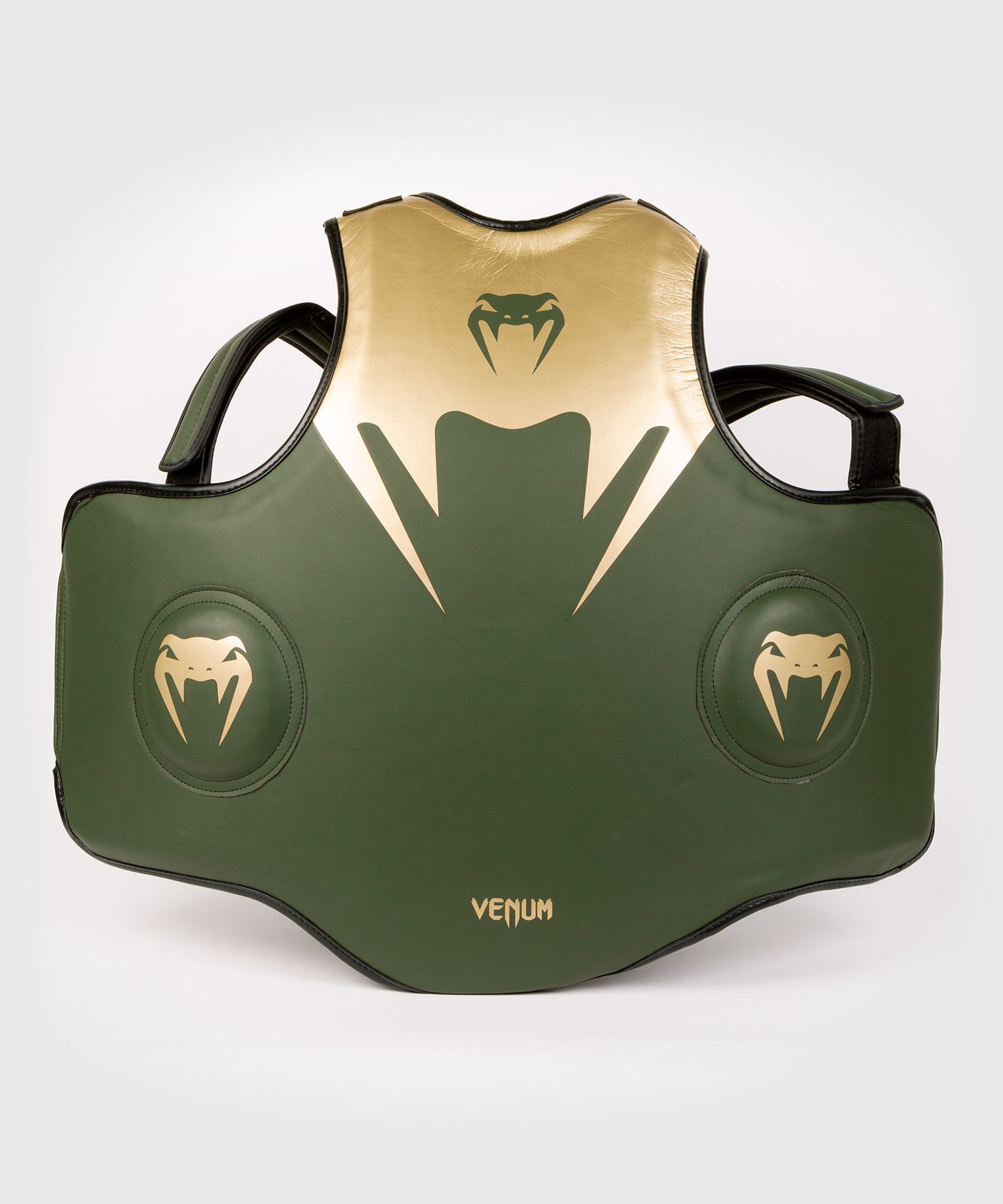 Venum Pro Boxing Mikrofaser Brustpanzer - Khaki/Gold