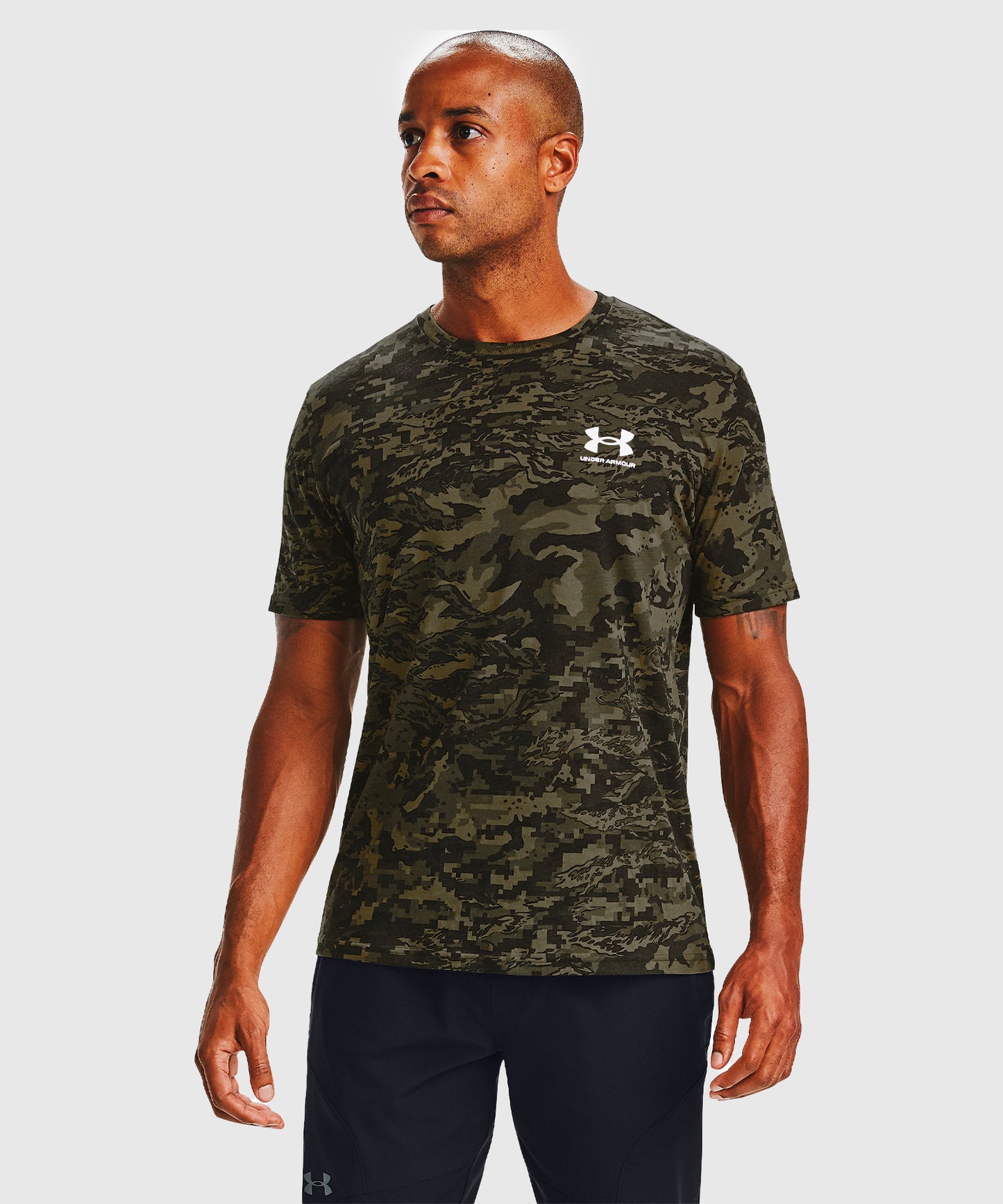 T-Shirt Under Armour Ua Abc Camo - Kaki
