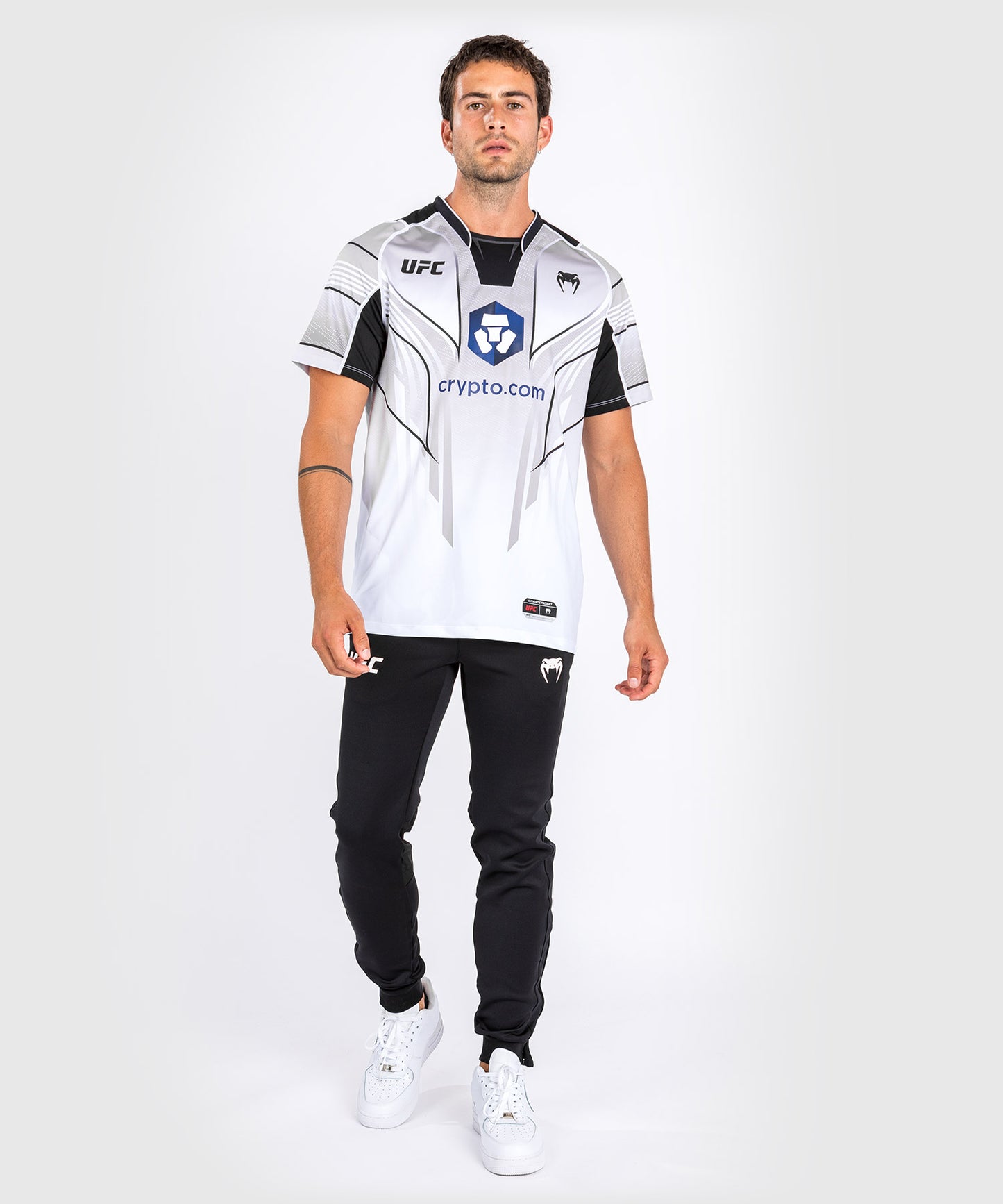 T-Shirt Technique Homme UFC Venum Authentic Fight Night 2.0 - Blanc