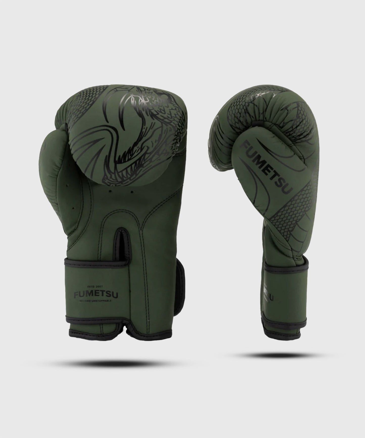 Fumetsu Anaconda Boxing Gloves - Khaki/Black