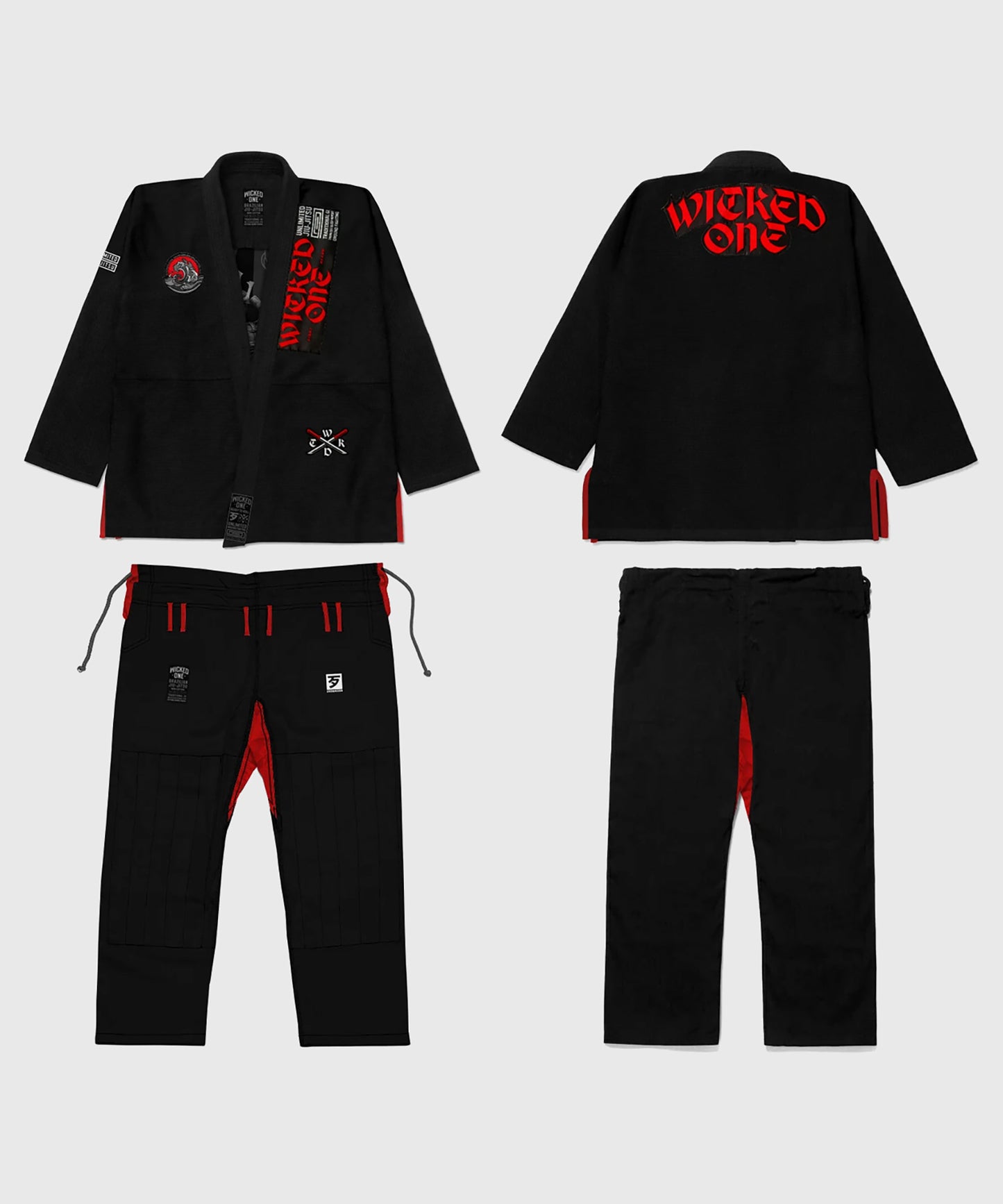 Kimono De JJB Wicked One Samurai - Noir