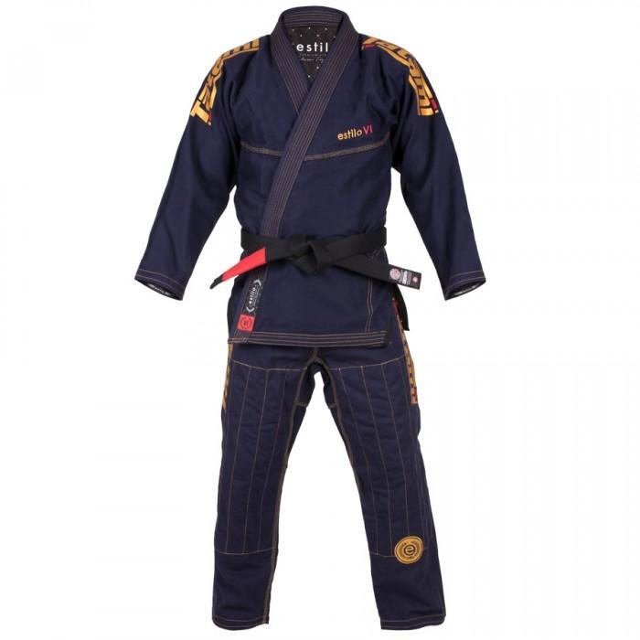 Kimono de JJB Tatami Fightwear Estilo 6.0 - Bleu marine/Doré