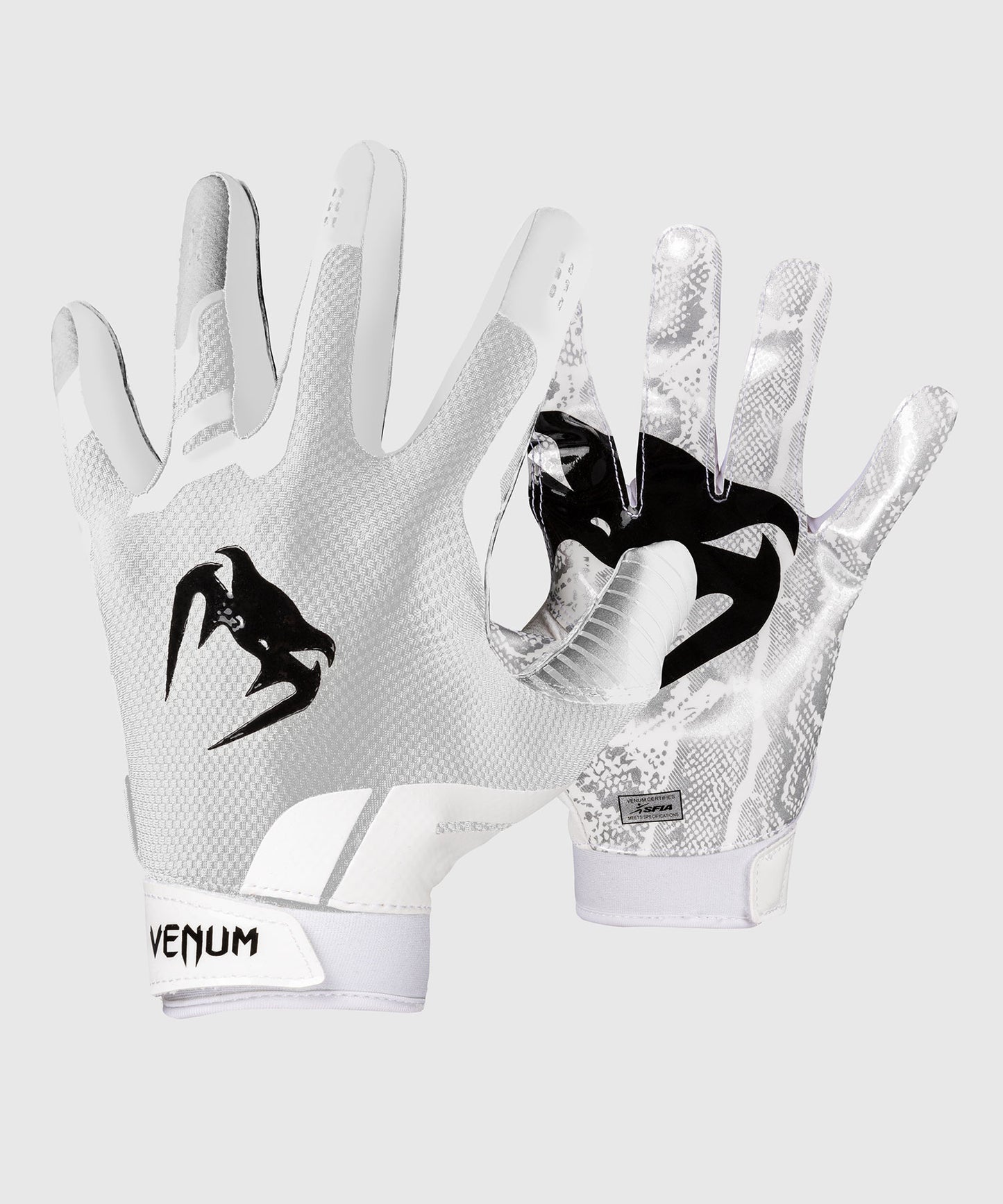 Gants de Football Venum Elite - Blanc/Noir