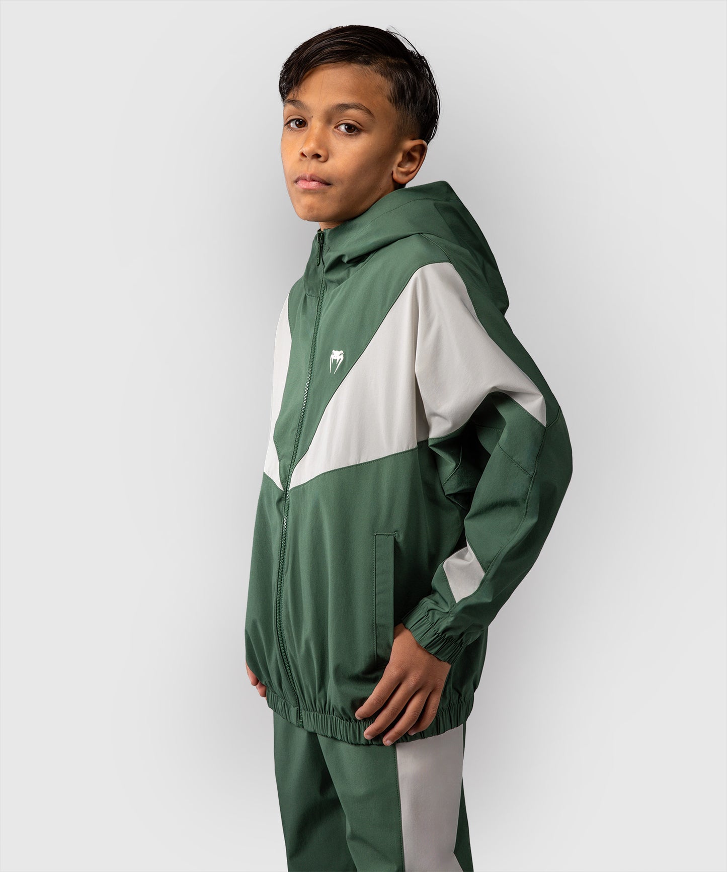 VENUM Vectra Track Jackets - Forest Green/ Off White