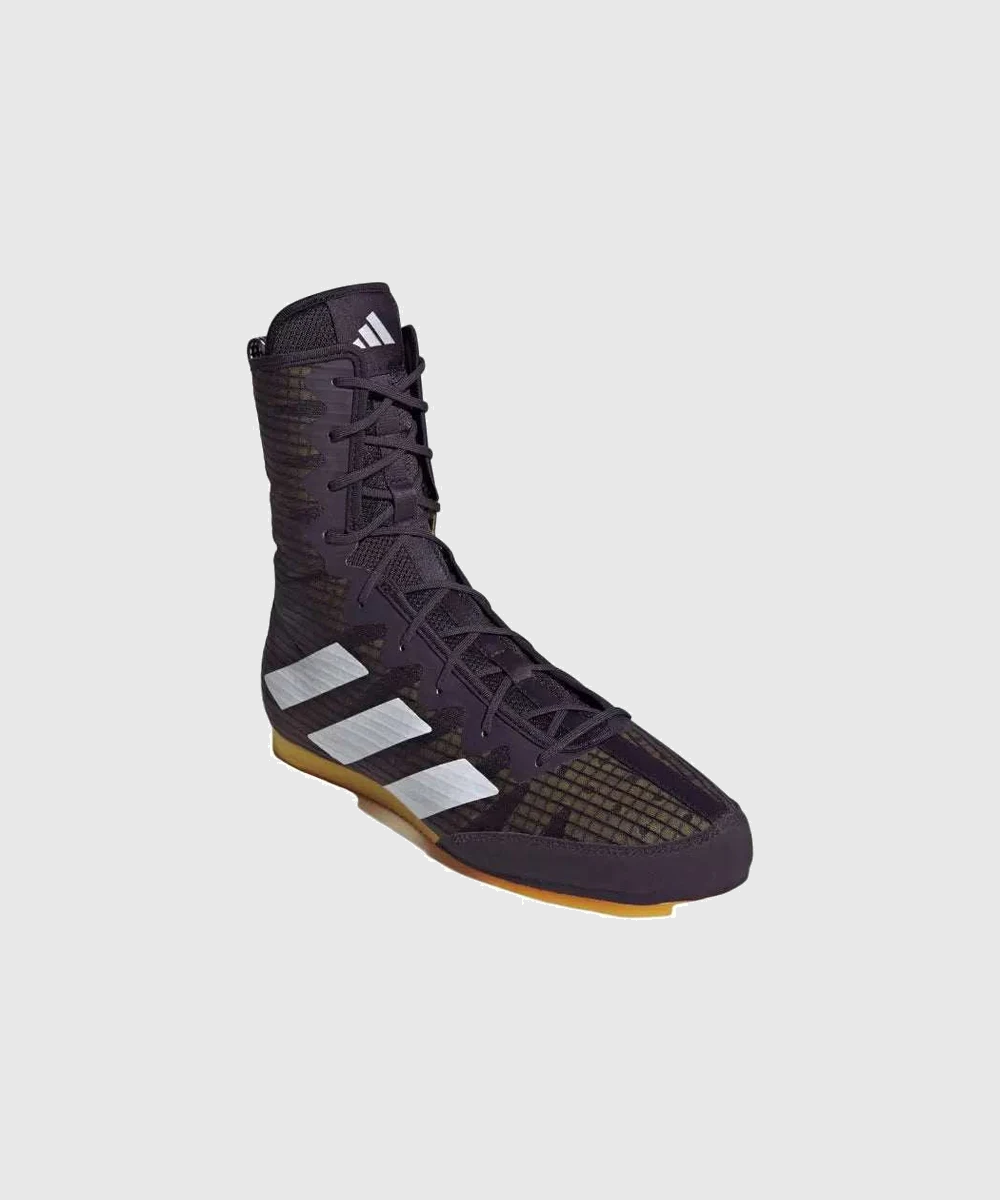 Adidas Box Hog IV Boxschuhe - Schwarz/Weiß