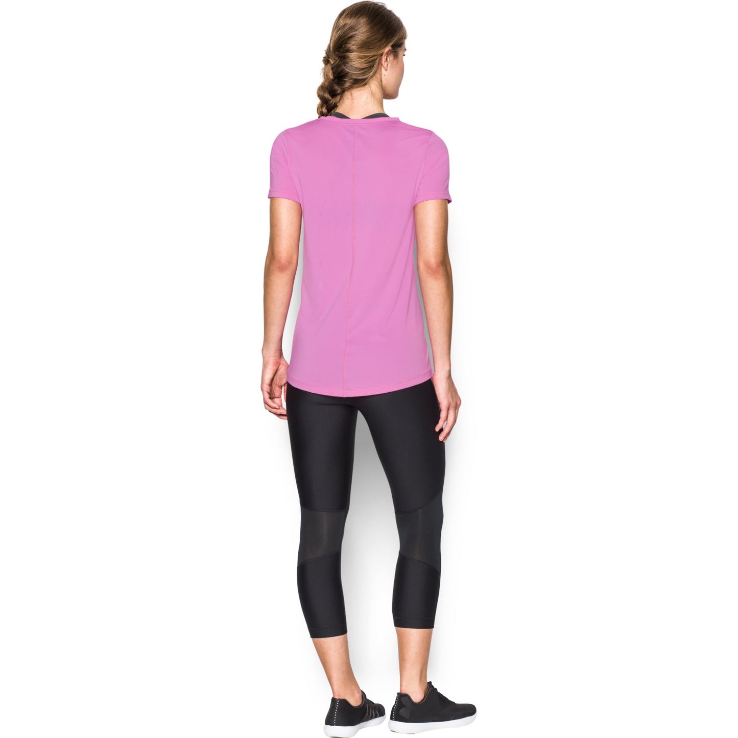 T-shirt Femme Under Armour Heatgear Armour - Rose