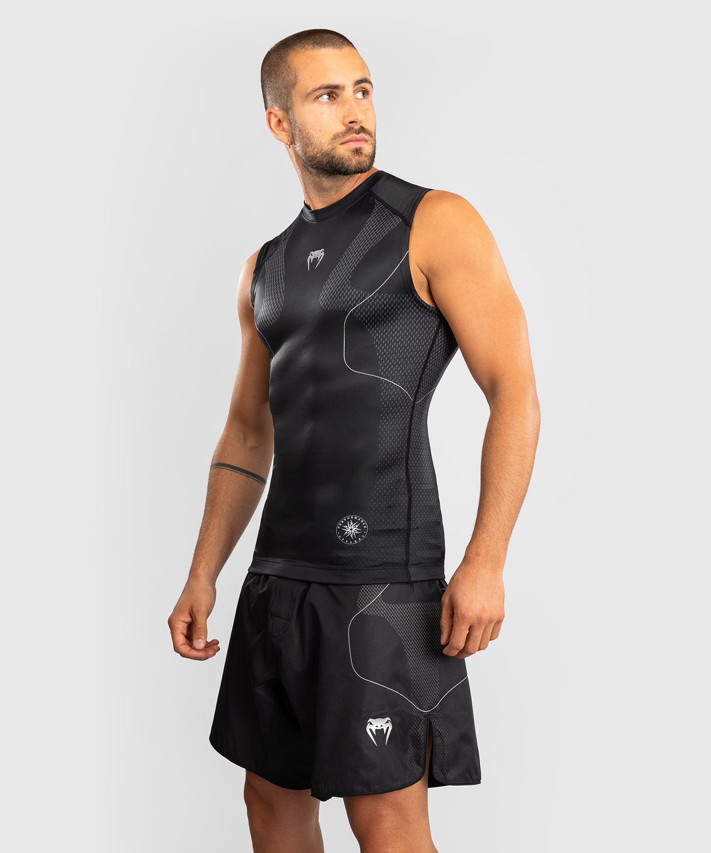 Rashguard Sans Manches Venum Nexus – Noir/Argent