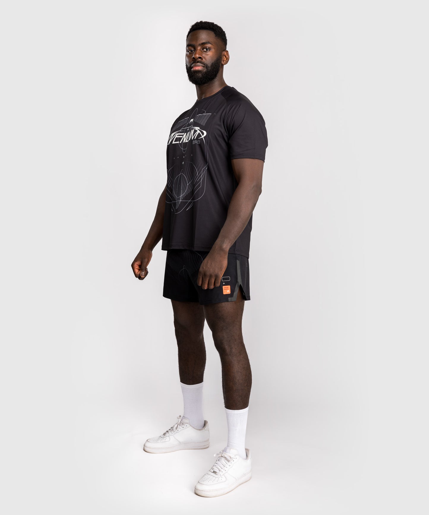 T-shirt Venum Eclipse Dry-Tech – Noir/Argent