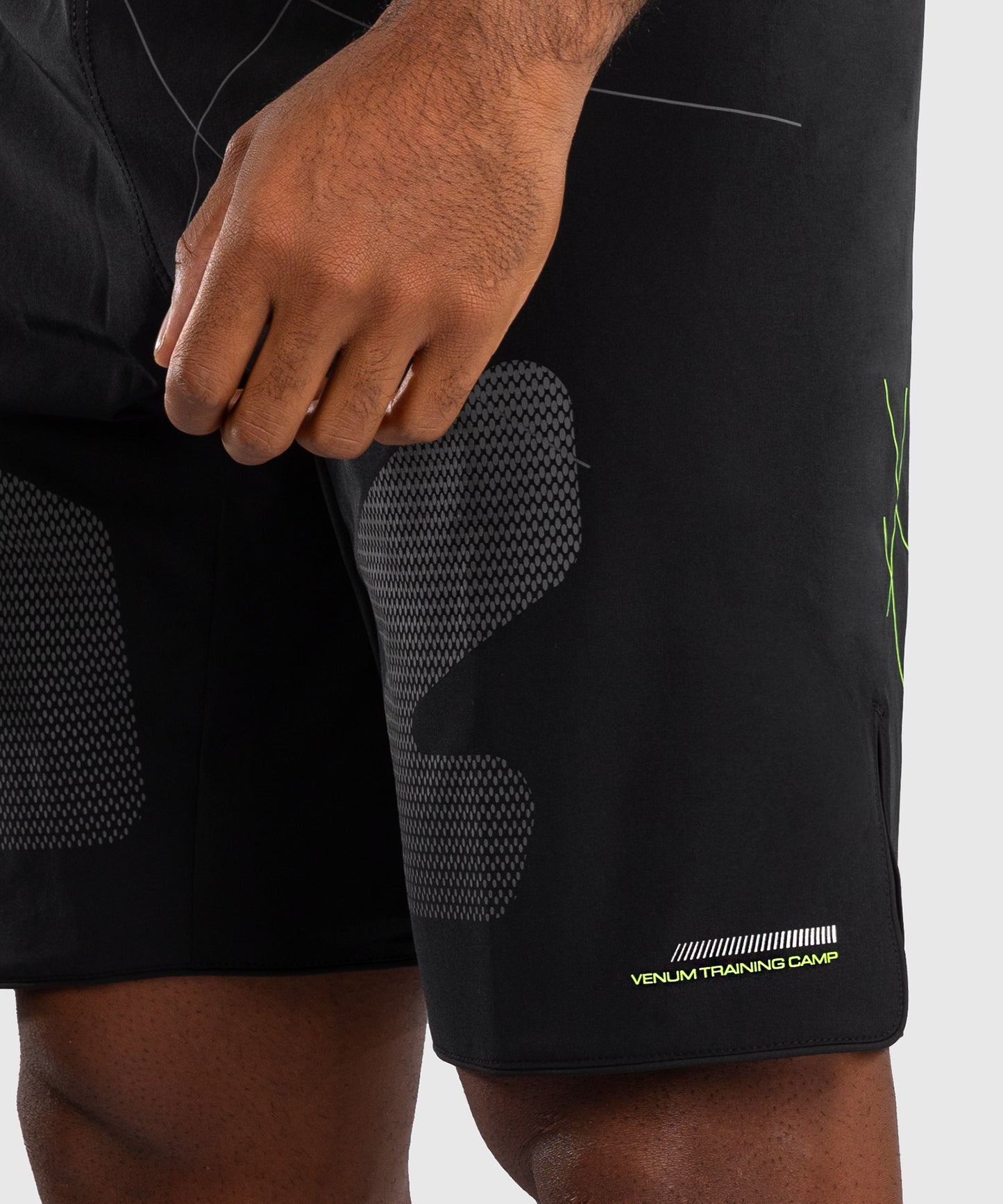 Venum Training Camp 4.0 FightShort - Schwarz/Neo-Grün
