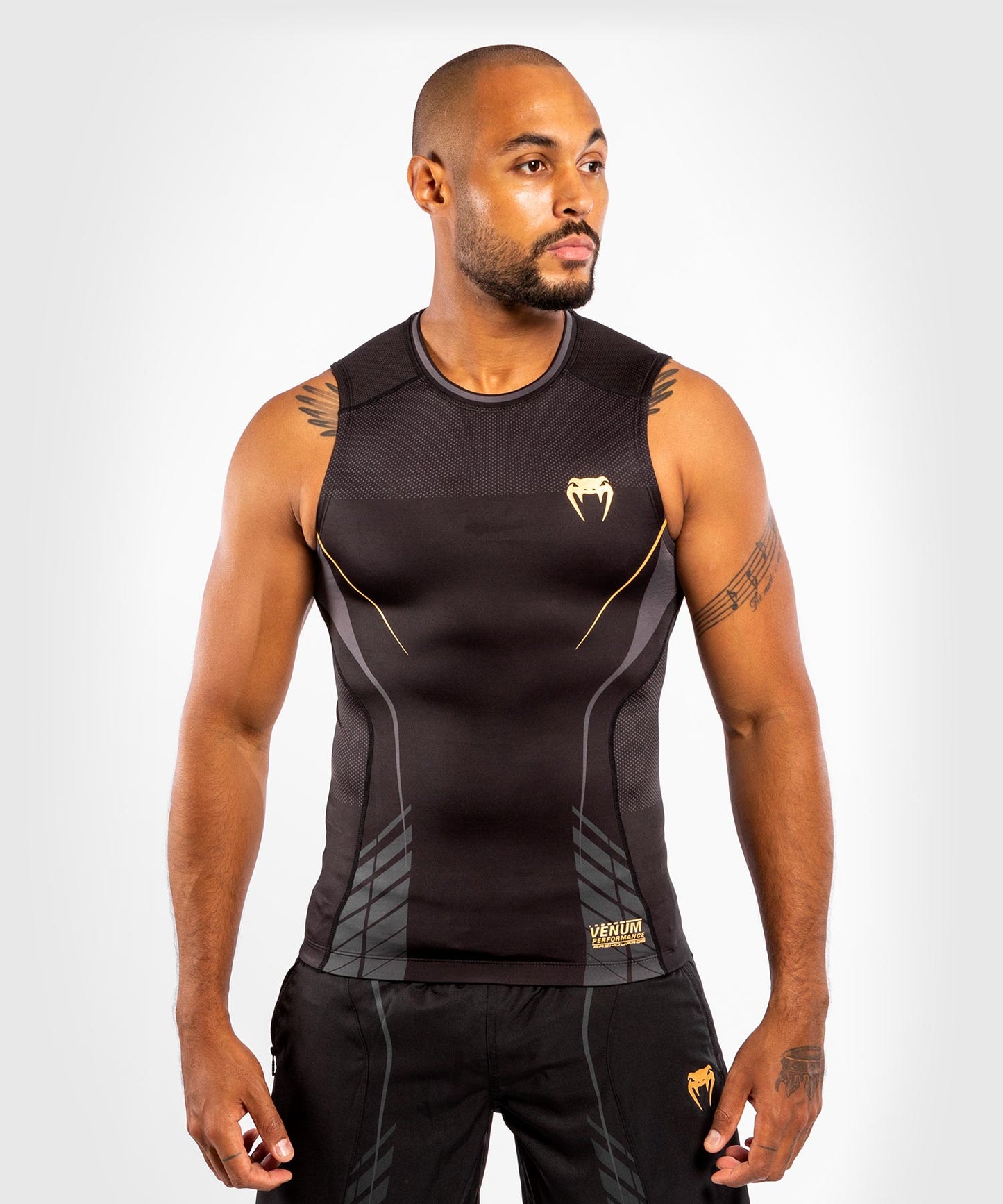 Venum Athletics Compression Tank - Black/Gold