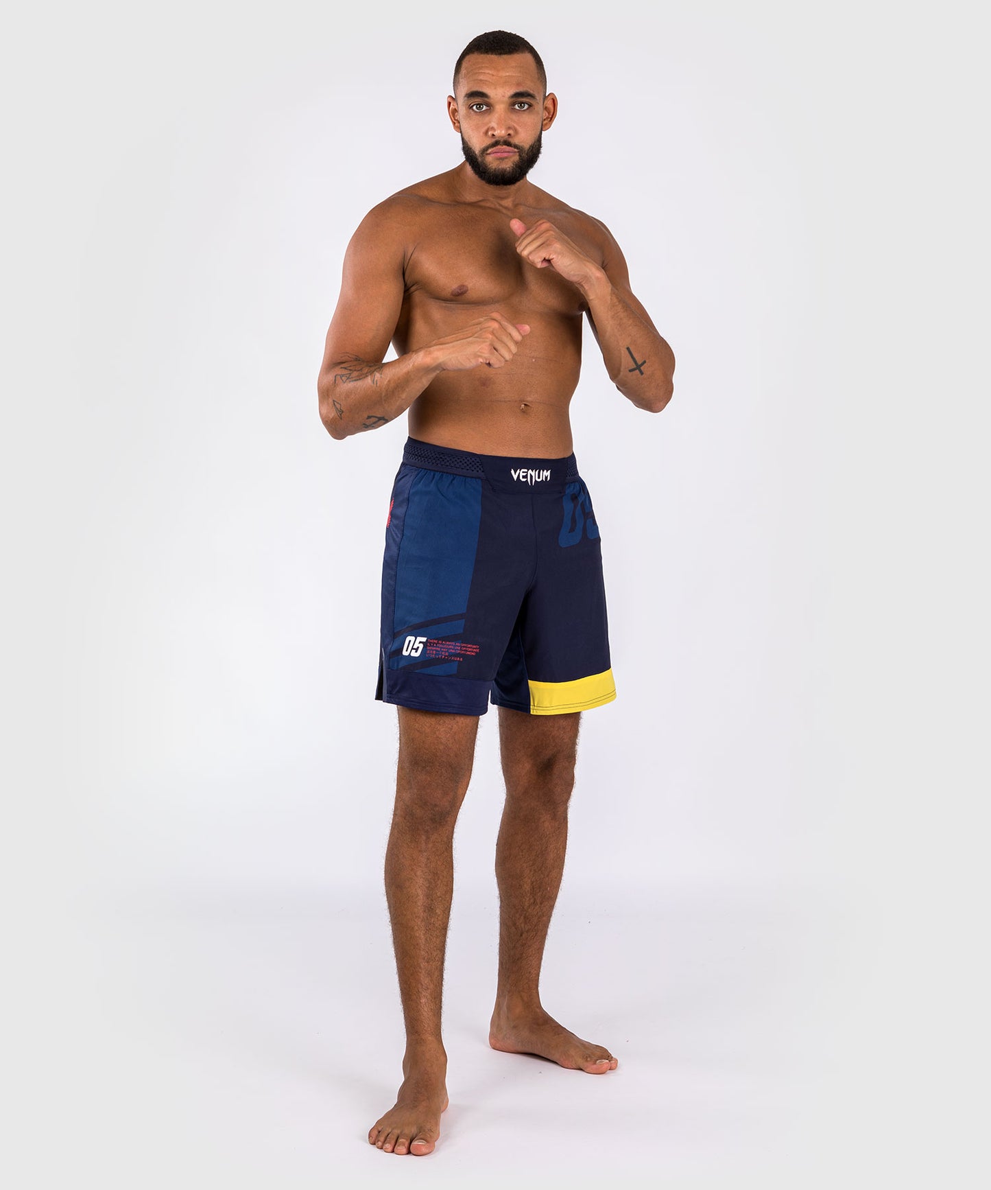 Venum Sport 05 Combat Shorts - Blau/Gelb