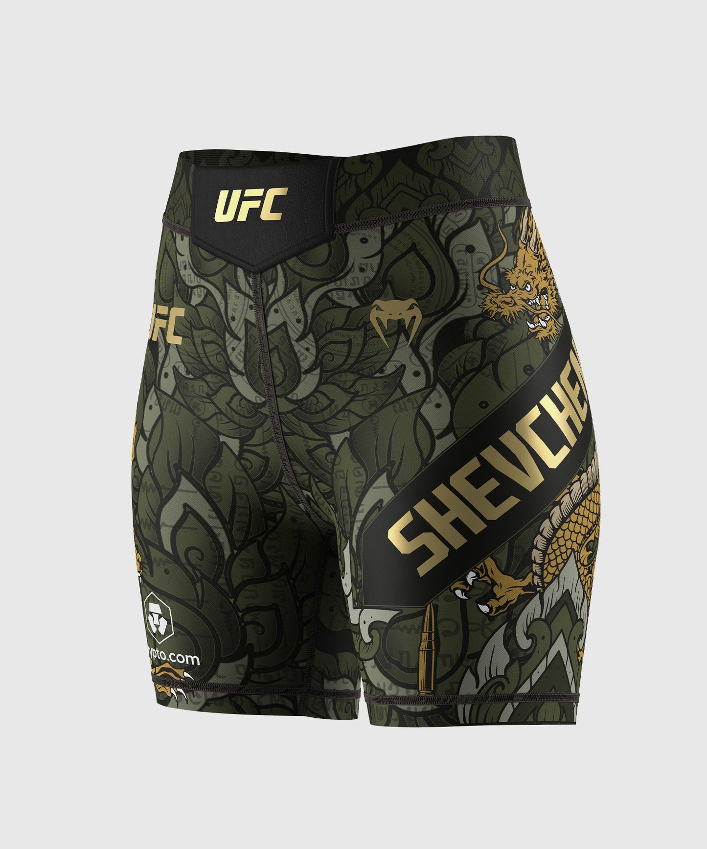 Short de compression pour Femmes UFC Unrivaled by Venum Valentina Shevchenko - Vert
