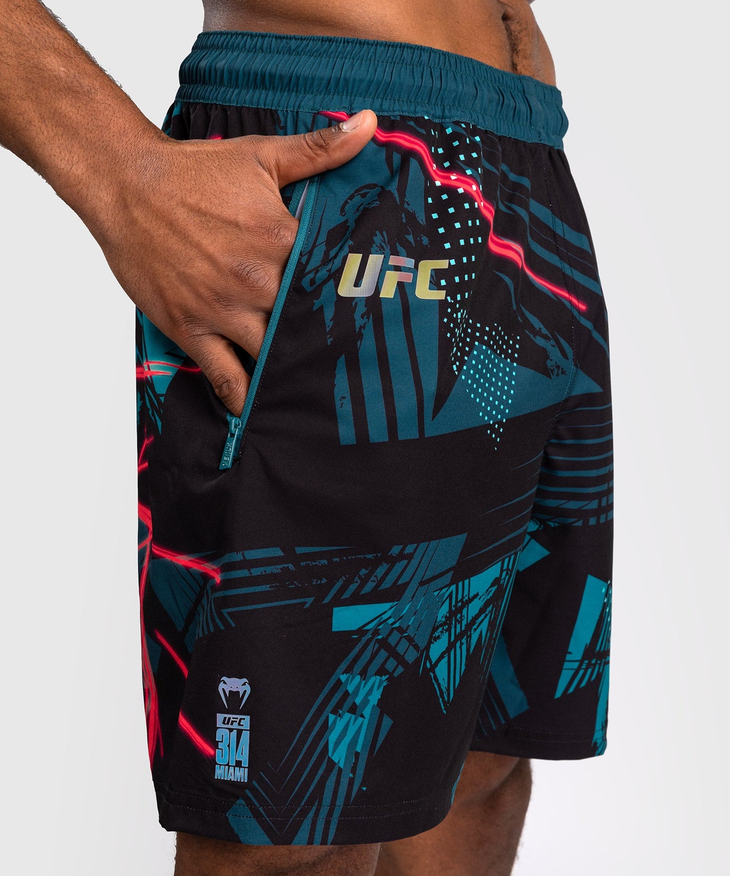 Men's UFC Fusion By Venum Miami Edition Fight Week Performance Short - Black