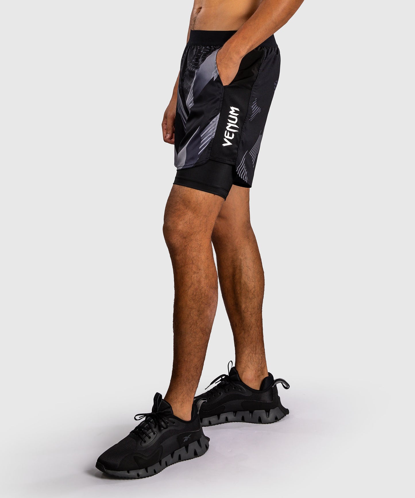 Venum No-Gi 6.0 Trainingsshorts - Schwarz/Weiß