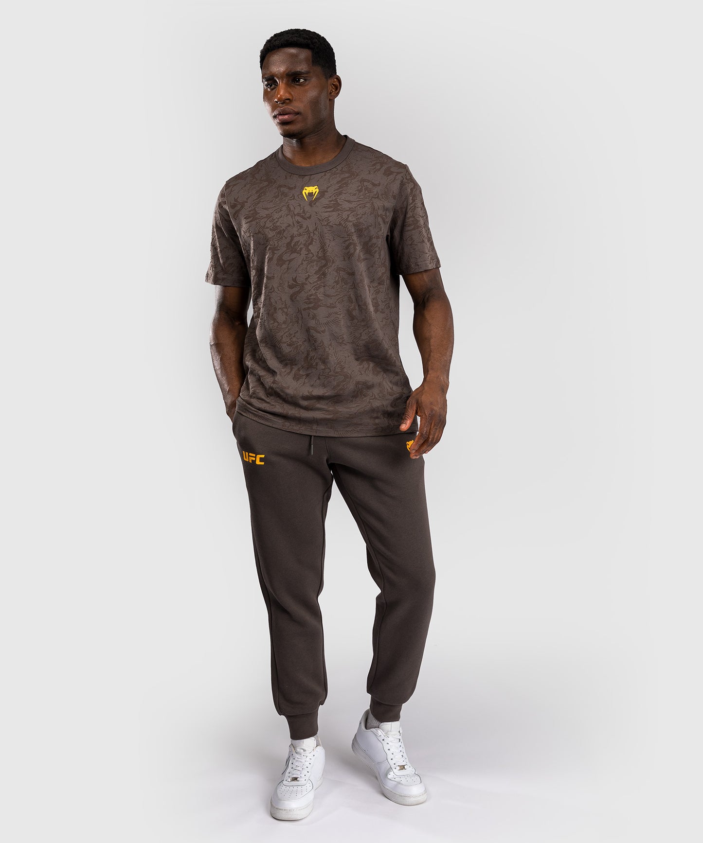 UFC Fusion by Venum Fight Week Men’s Short Sleeve T-Shirt - Earthen Brown
